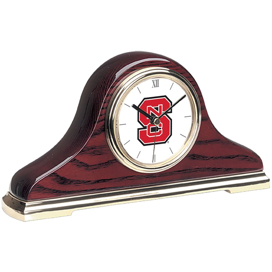 Wolfpack Clock Gold NC State Wolfpack Mantle Clock
