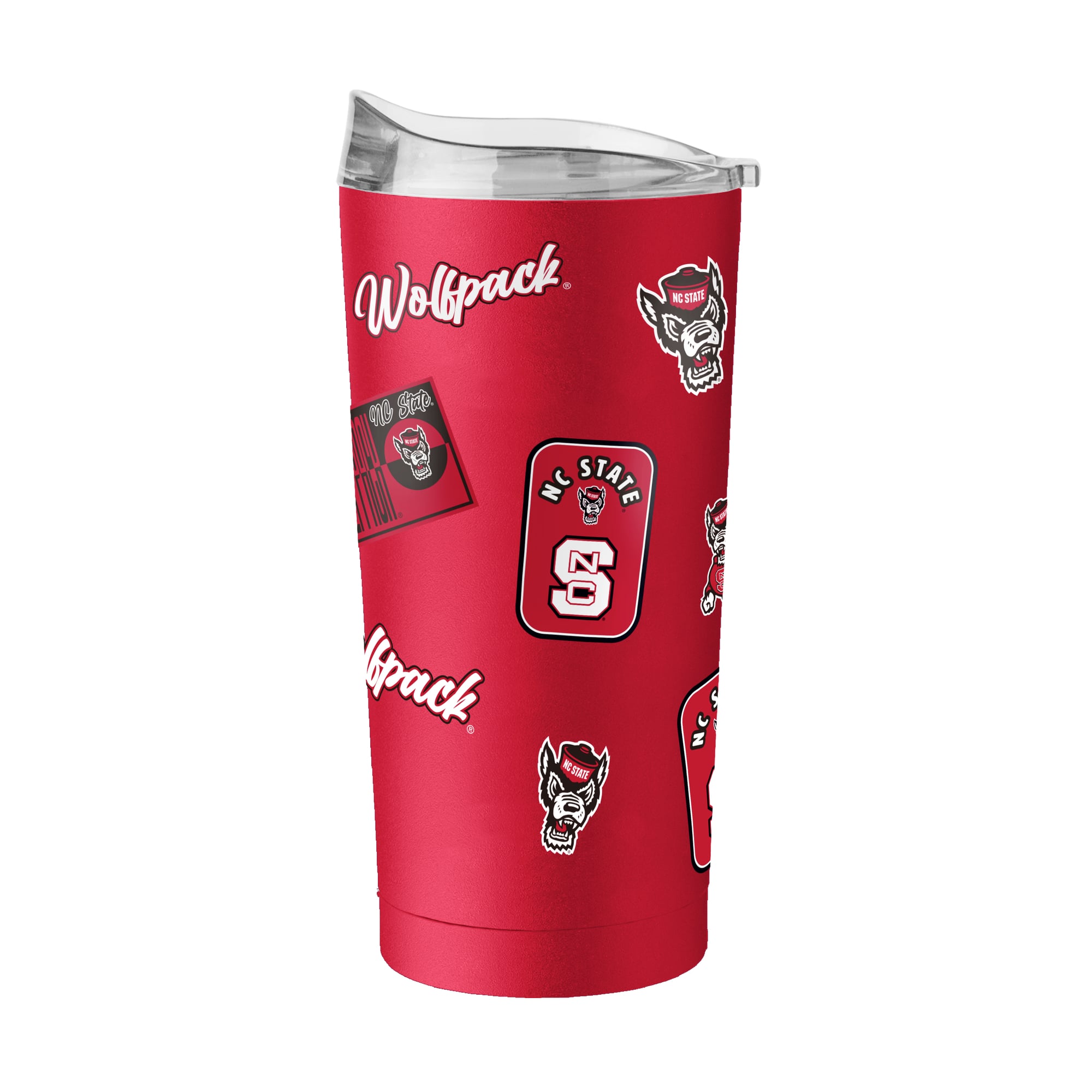 Gobelet isotherme Dreamweave de 59 cl (20 oz) à revêtement en poudre, logo NC State Wolfpack