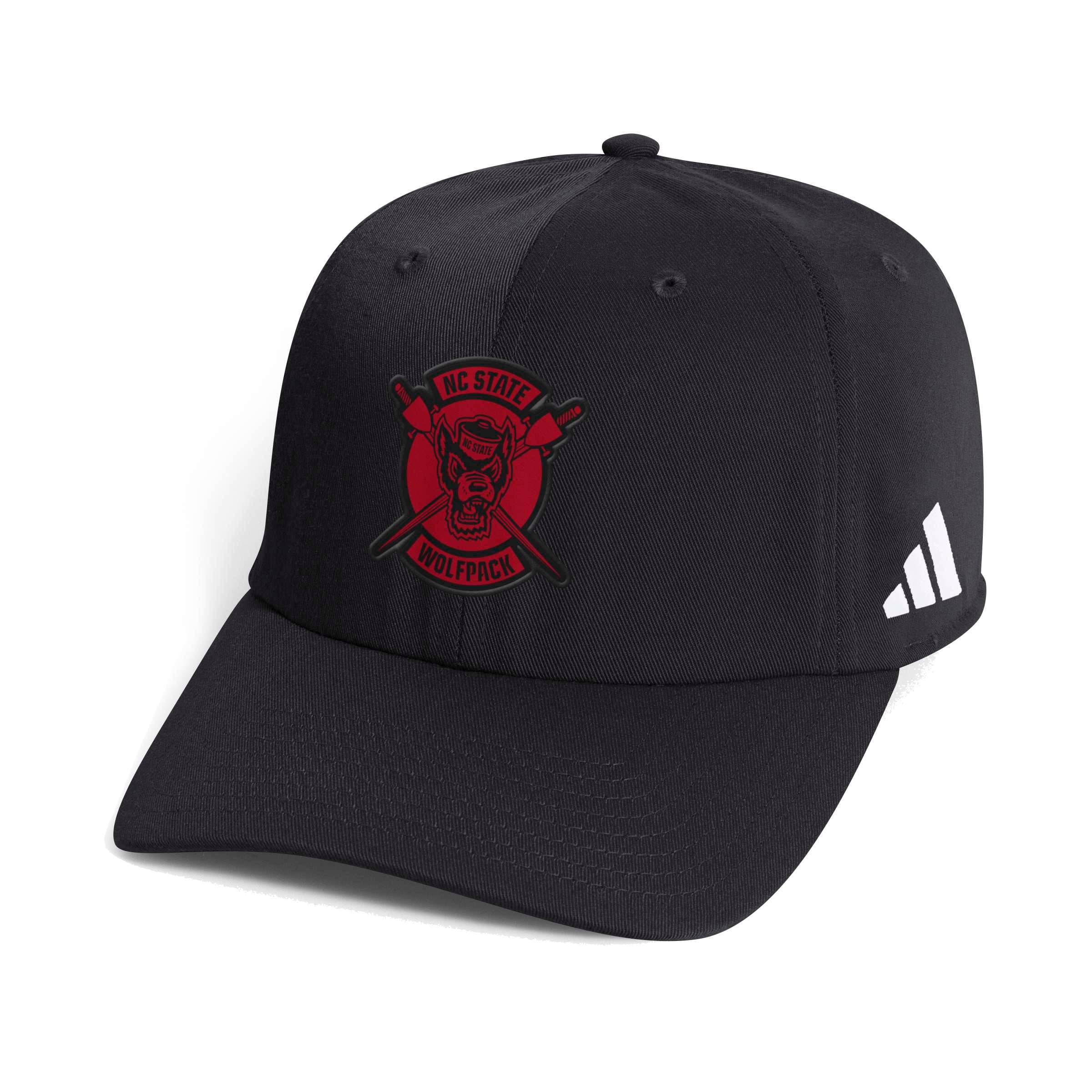 Men's adidas Black NC State Wolfpack Honor & Support Slouch Adjustable Hat