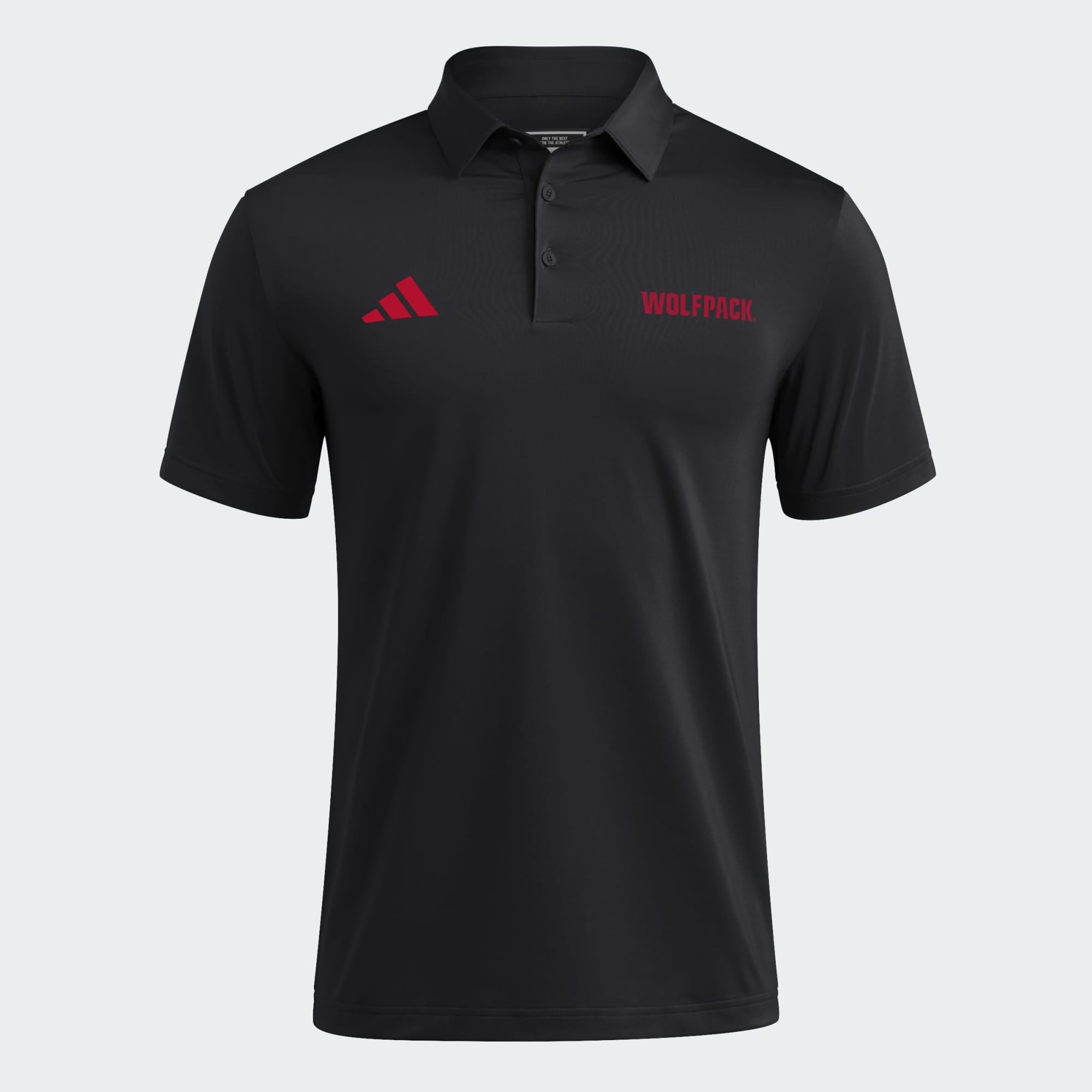 Polo adidas Ultimate 365 uni noir NC State Wolfpack pour homme