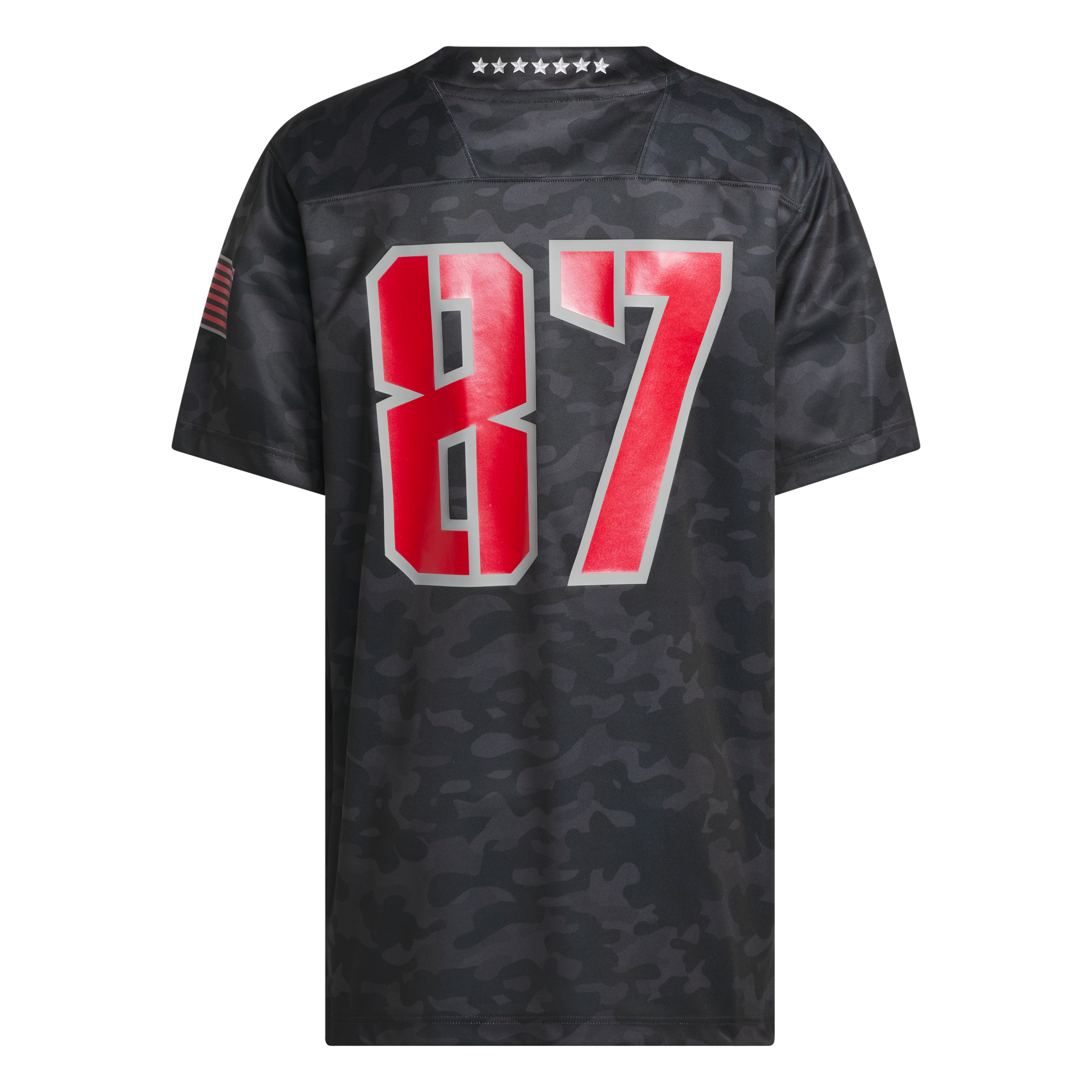 Men's adidas #87 Black NC State Wolfpack Honor & Support Premier Strategy Jersey