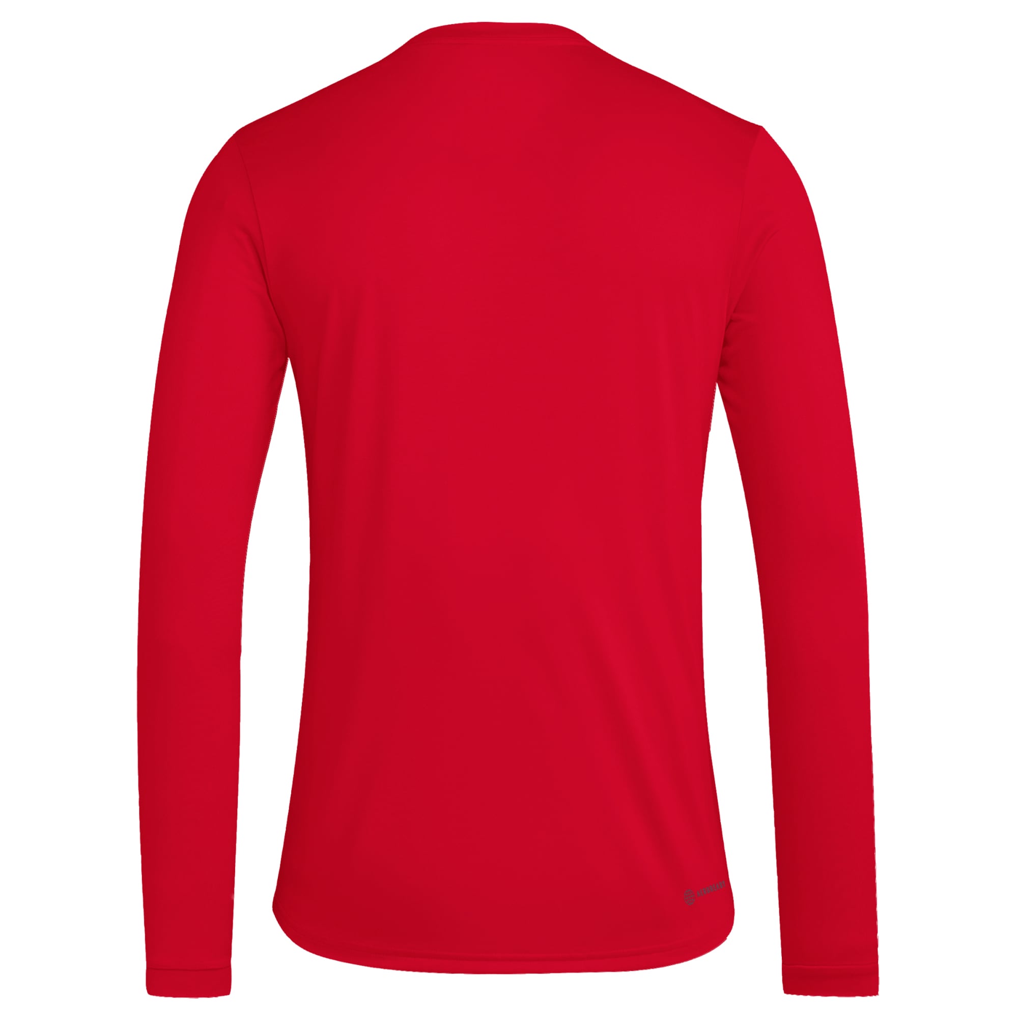 T-shirt à manches longues adidas rouge NC State Wolfpack On-Court Pregame AEROREADY pour homme