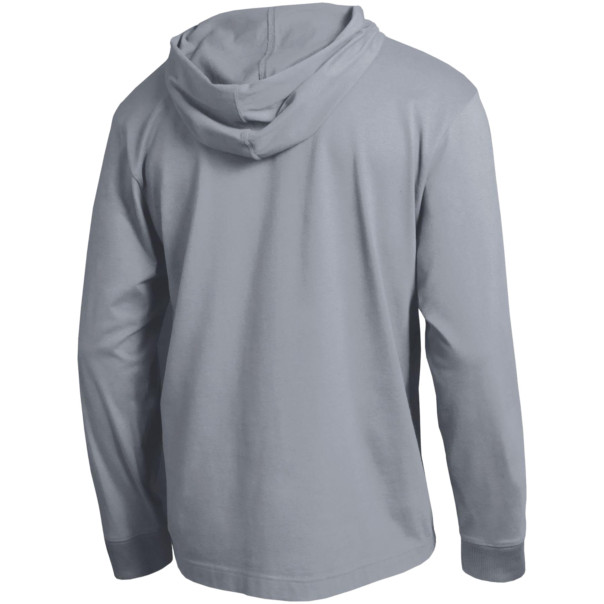 Men's Champion Heather Gray NC State Wolfpack High Motor All-Star Long Sleeve Hooded T-Shirt