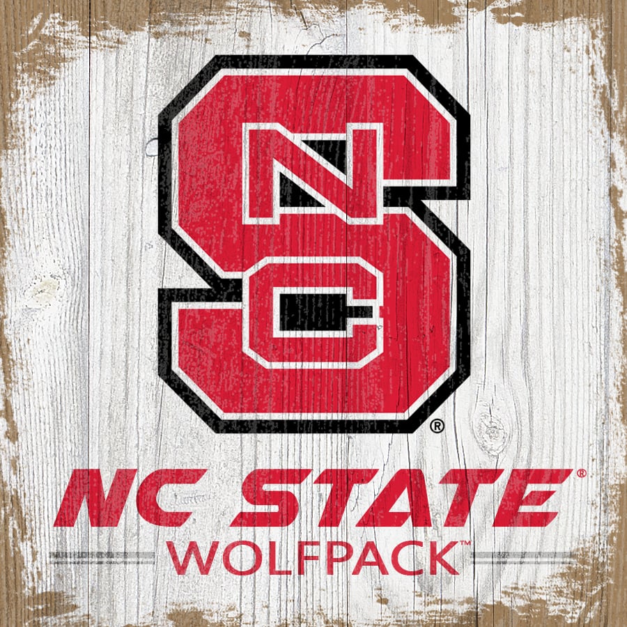 Nc State Block Letters Nc State Block Logo NC State Wolfpack Large Logos Mill Wood Art