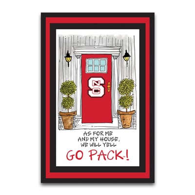NC State Wolfpack As For Me 12" x 18" Garden Flag