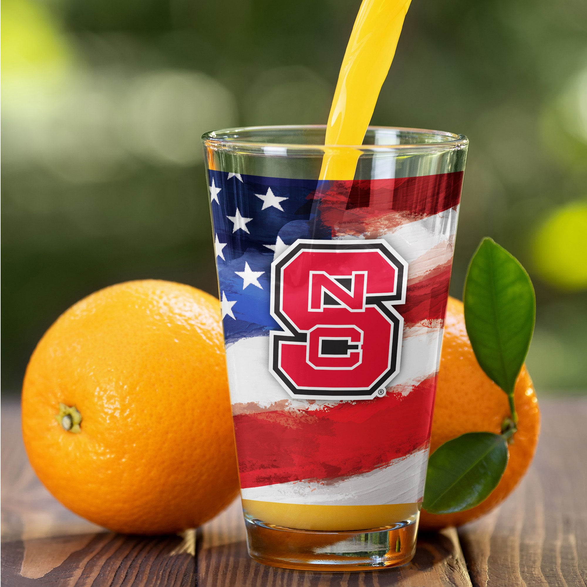 NC State Wolfpack Two-Pack 16oz. Americana Pint Glass Set