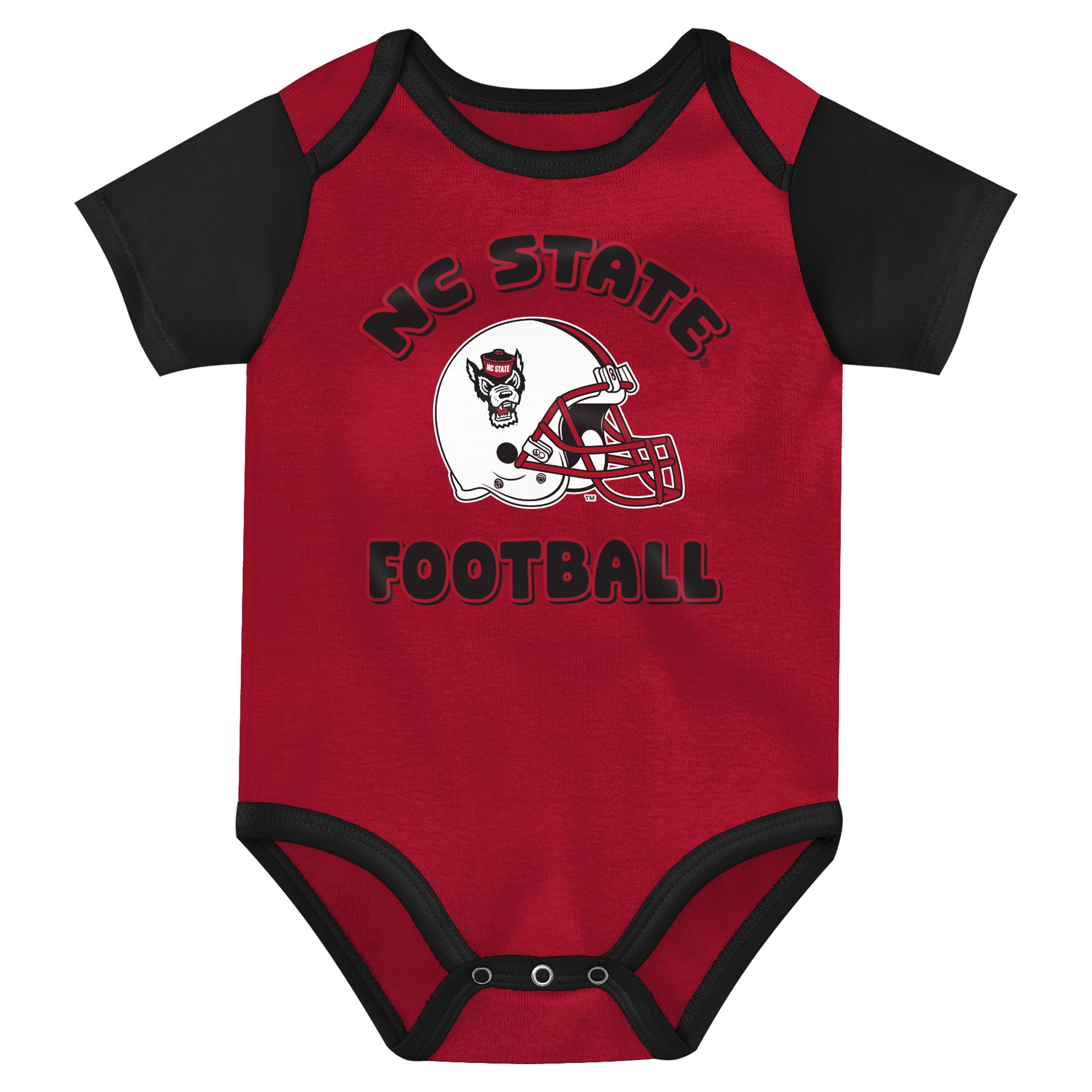 Ensemble body trois pièces rouge Outerstuff pour nouveau-né NC State Wolfpack Star Player