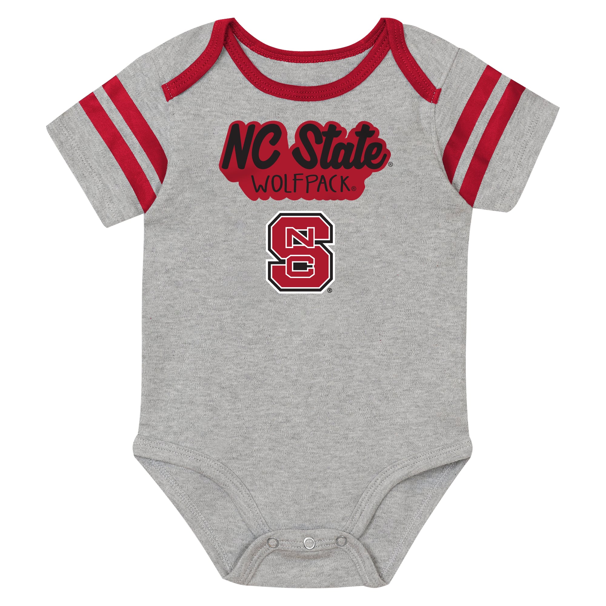 Ensemble body trois pièces rouge Outerstuff pour nouveau-né NC State Wolfpack Star Player