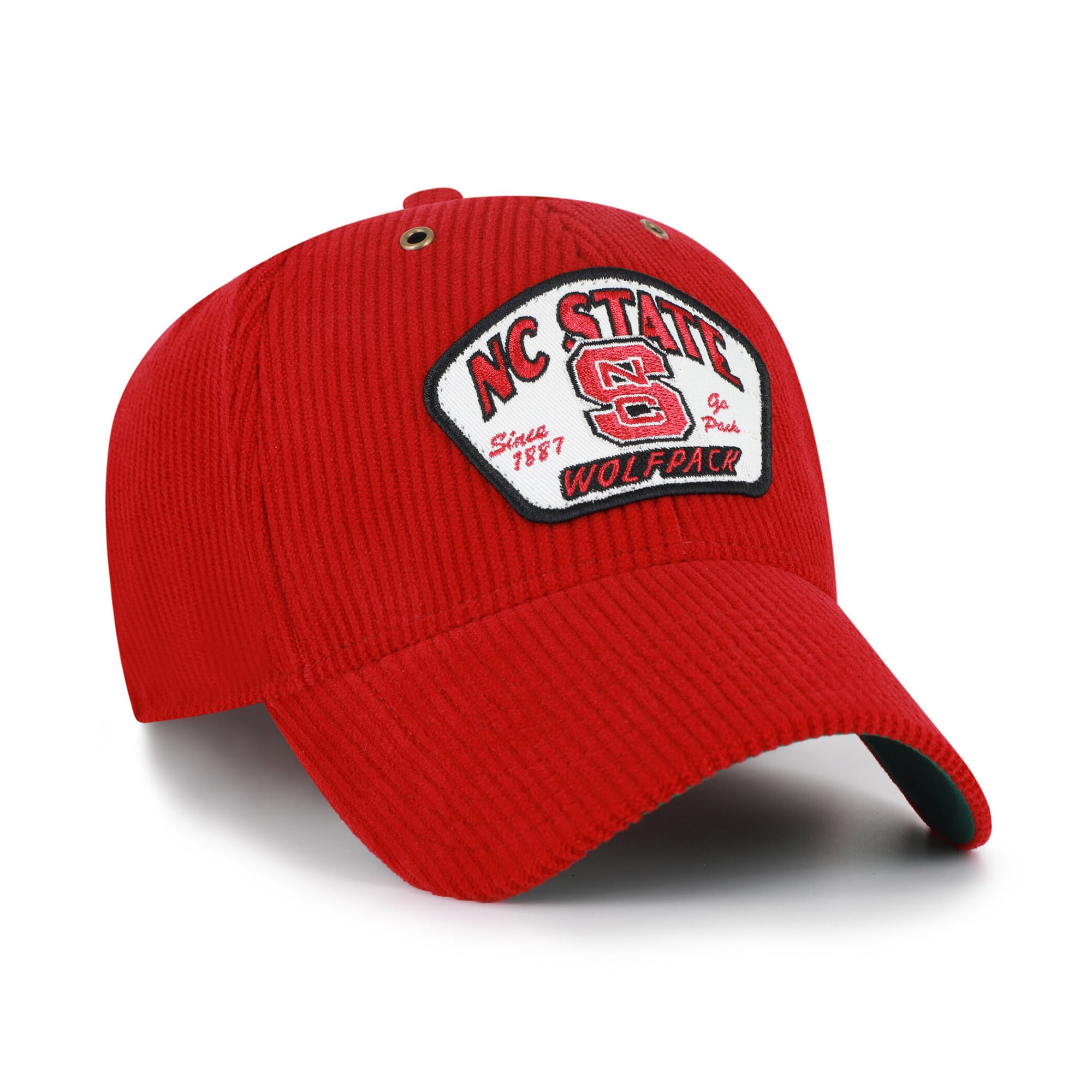 Casquette unisexe ajustable '47 Red NC State Wolfpack Accordia en velours côtelé MVP