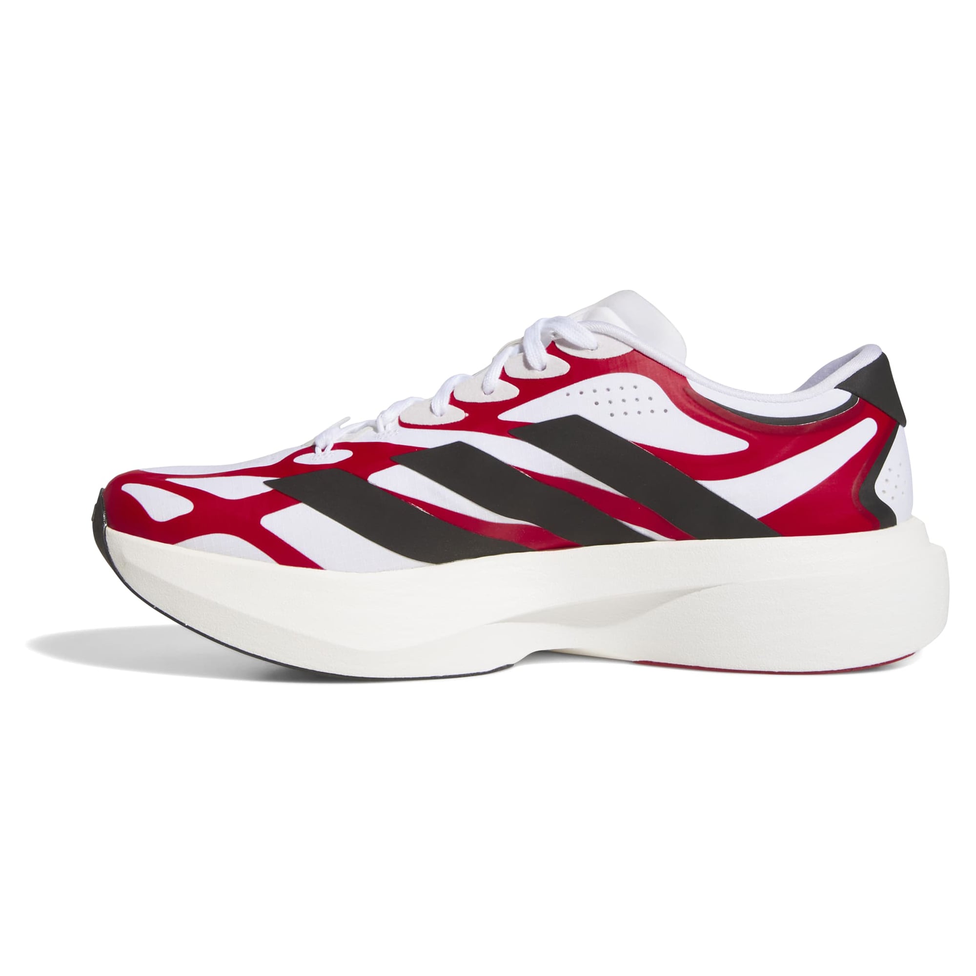 Unisex adidas White NC State Wolfpack Adizero EVO SL EXO Sneakers