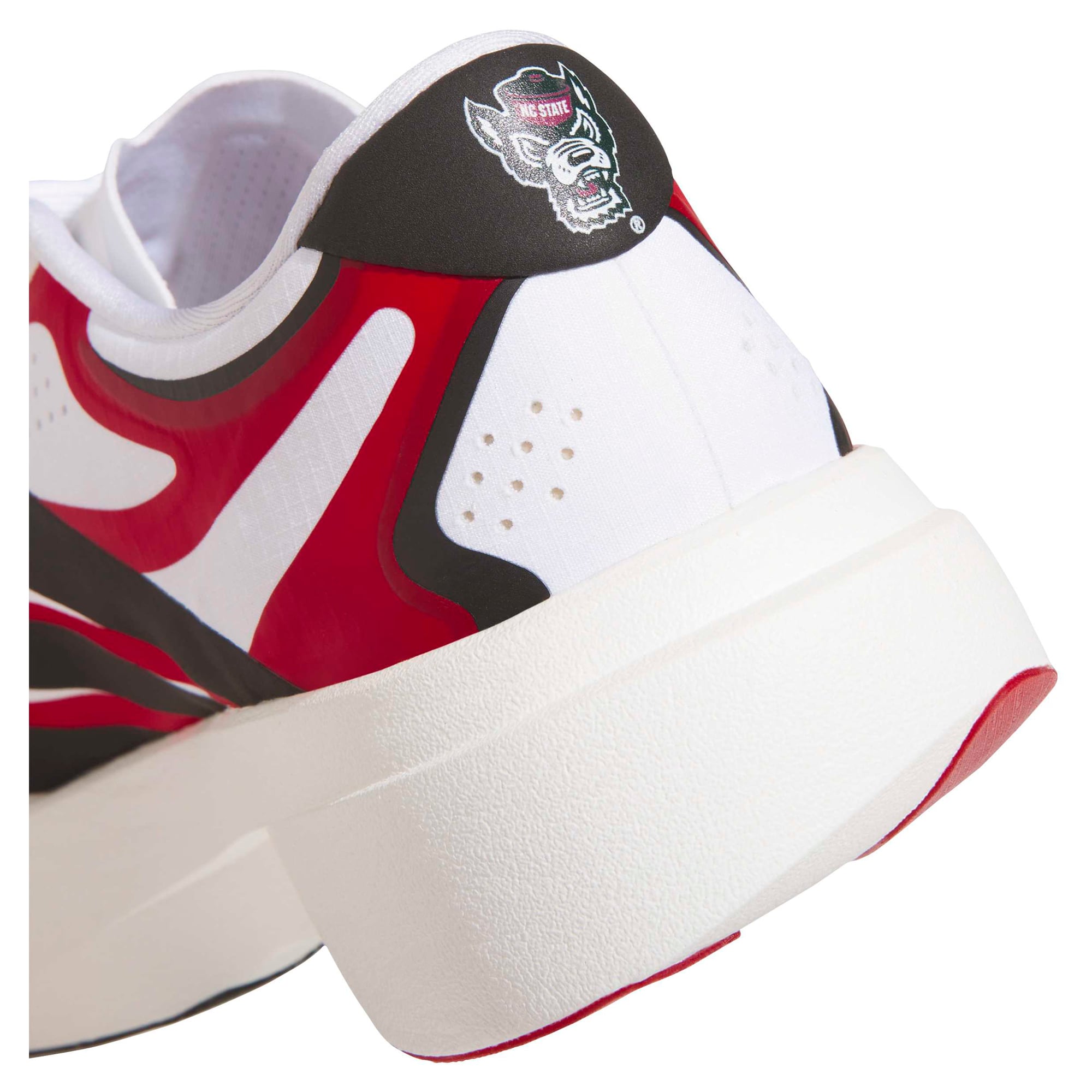 Unisex adidas White NC State Wolfpack Adizero EVO SL EXO Sneakers