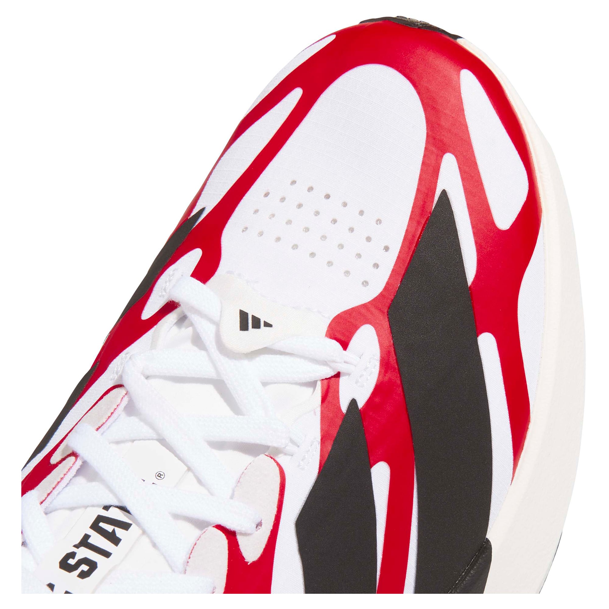 Unisex adidas White NC State Wolfpack Adizero EVO SL EXO Sneakers