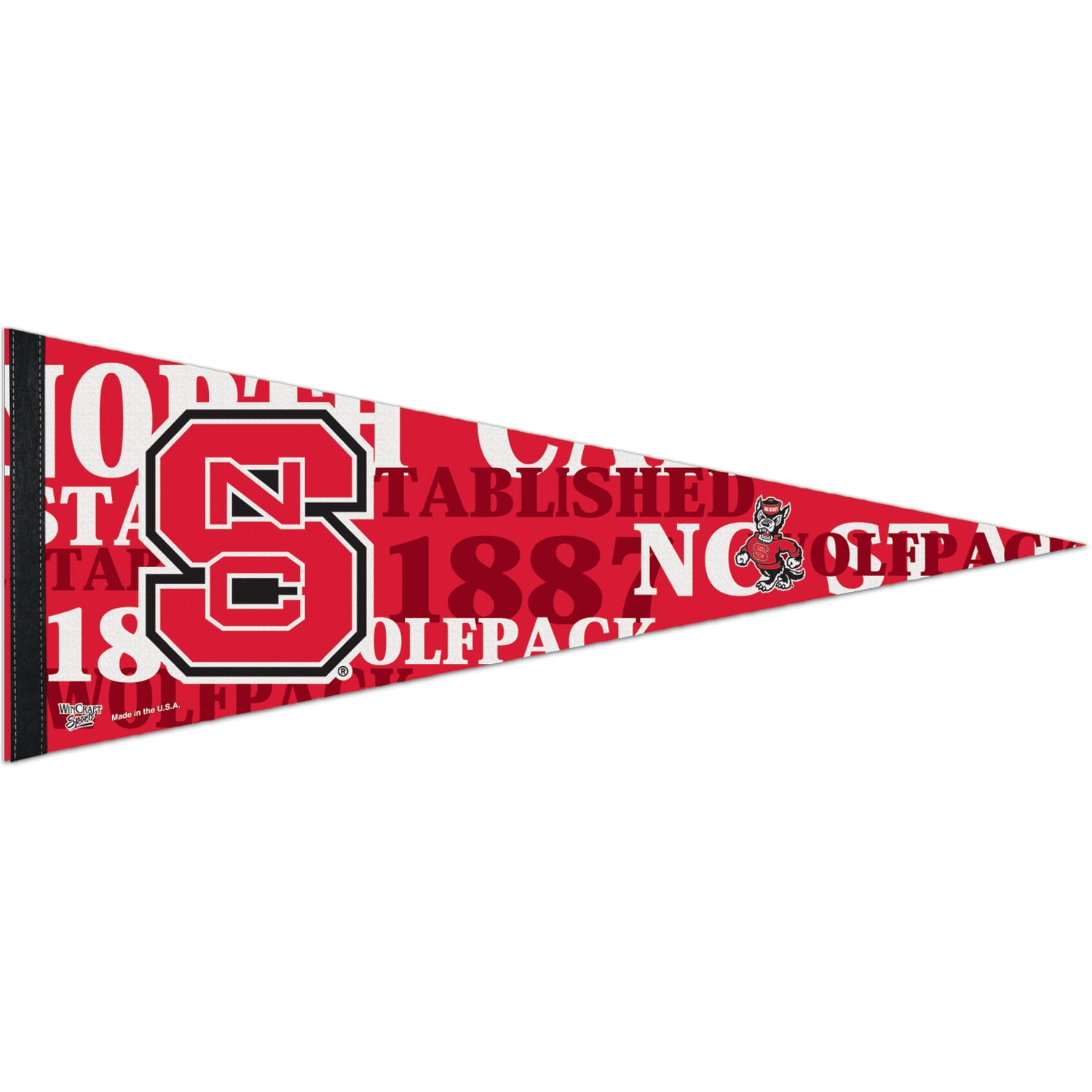 Fanion Premium WinCraft NC State Wolfpack 12" x 30"