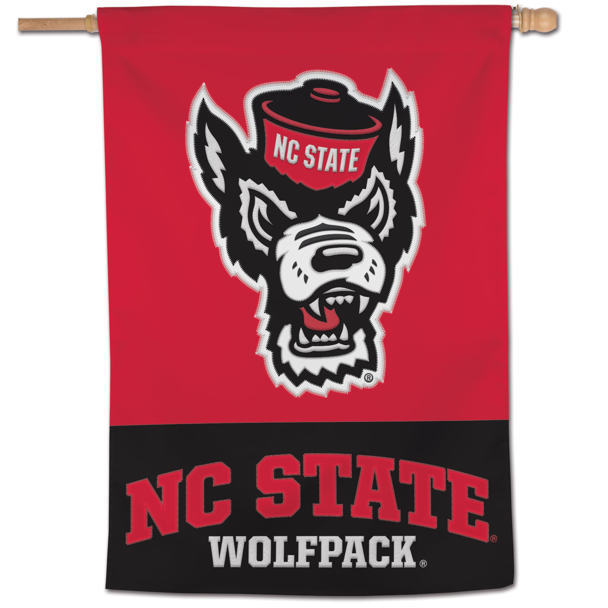 North Carolina State University Gartenflagge – NCSU Wolfpack Fan-Banner Aus Polyester