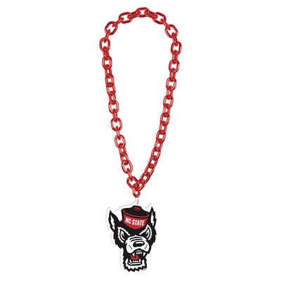 NC State Wolfpack WinCraft Big Chain Logo Necklace