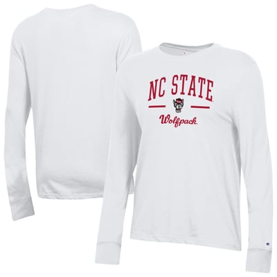 Maglietta Donna North Carolina State Wolfpack - Scollo A V, Tessuto Burnout, Carbonio, Taglia M