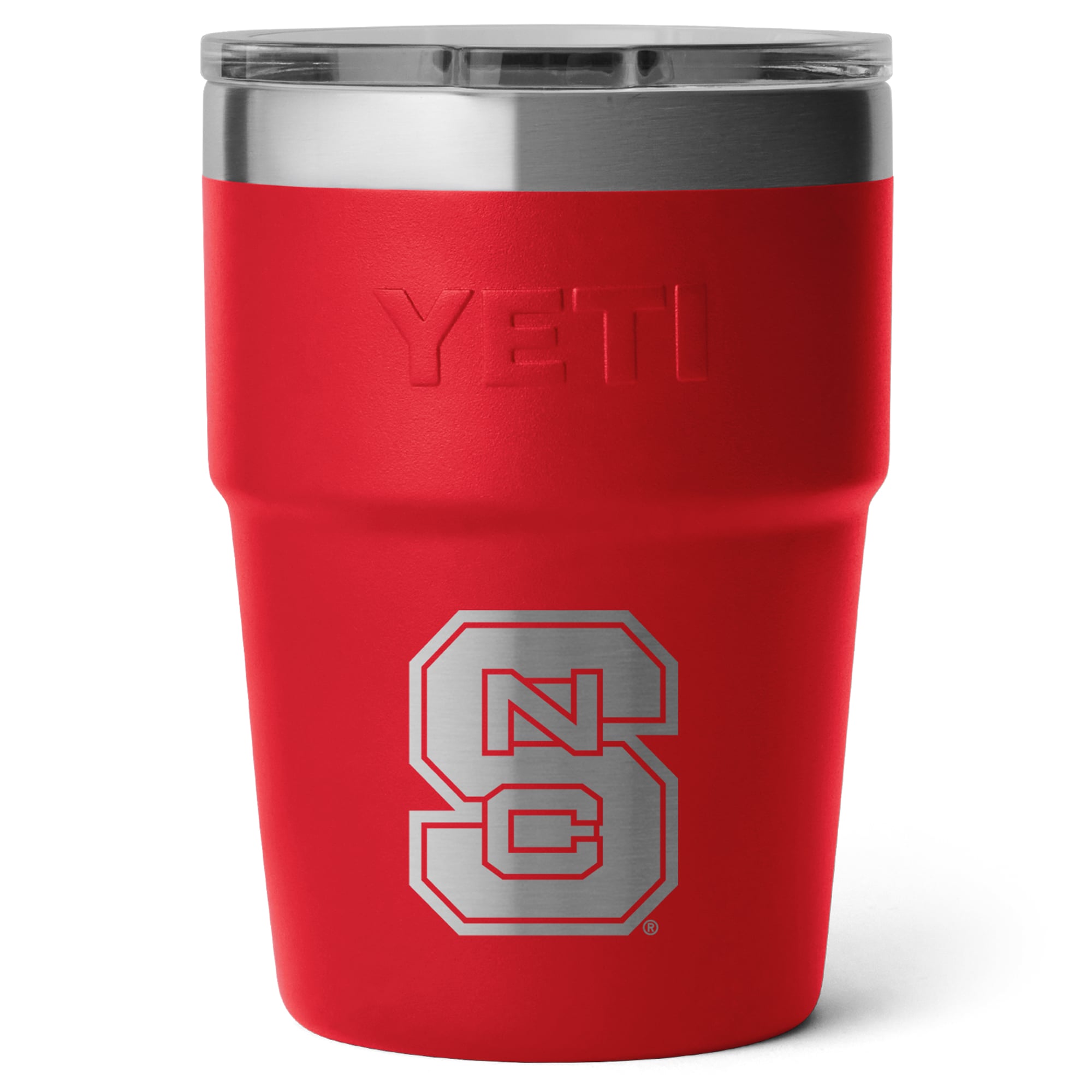 Gobelet empilable YETI NC State Wolfpack Rambler de 473 ml (16 oz) avec couvercle Magslider