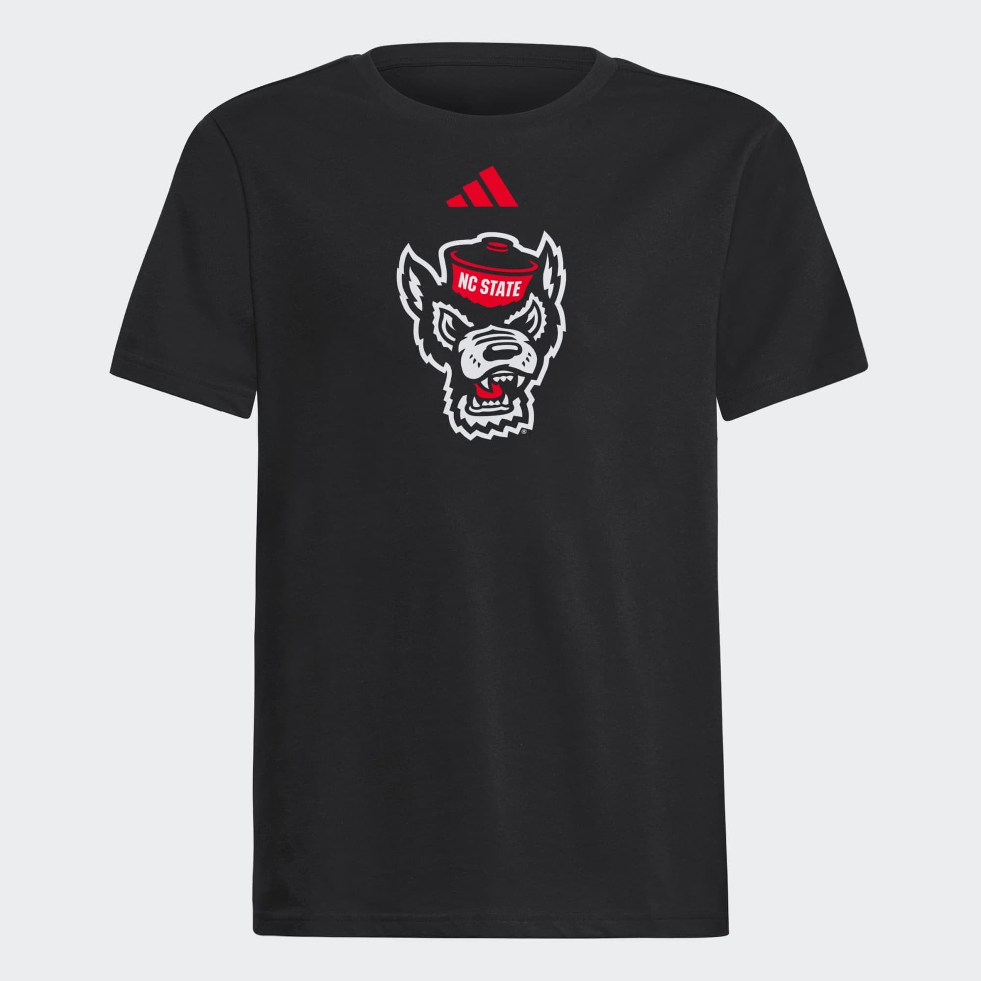 T-shirt adidas noir pour jeunes NC State Wolfpack Fresh
