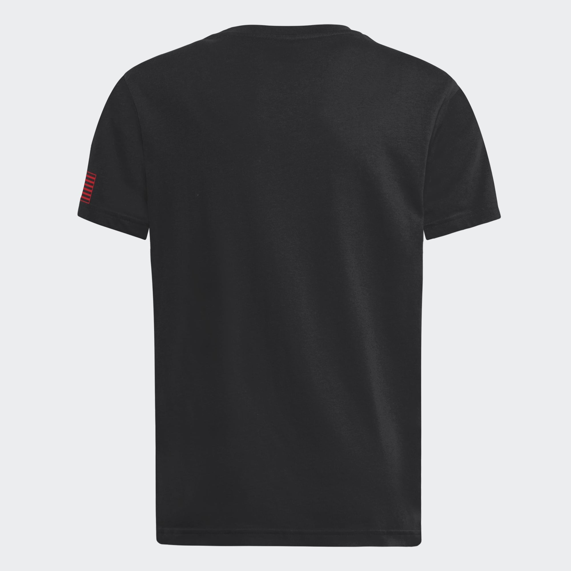 T-shirt noir adidas pour enfant avec logo de l'équipe NC State Wolfpack