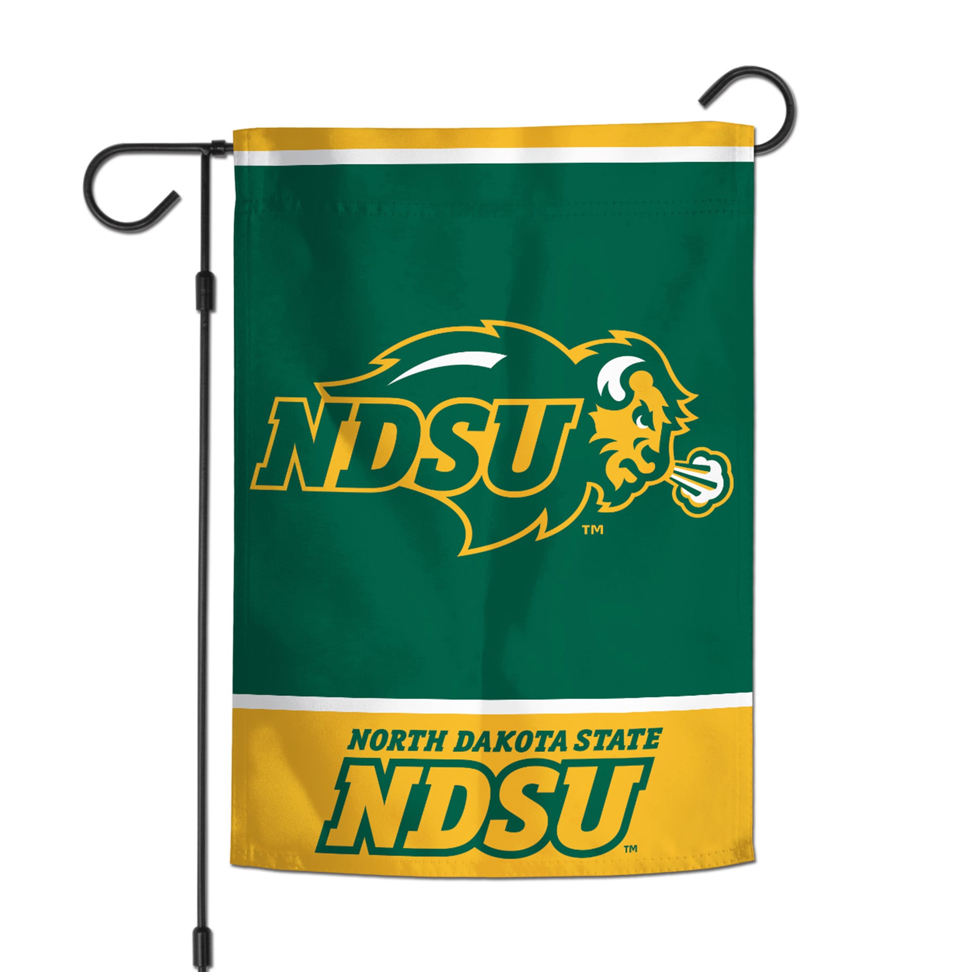 Drapeau de jardin double face WinCraft NDSU Bison 12" x 18"