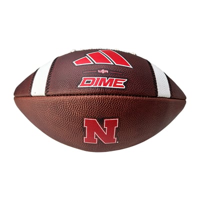 Nebraska Huskers adidas Dime Game Football