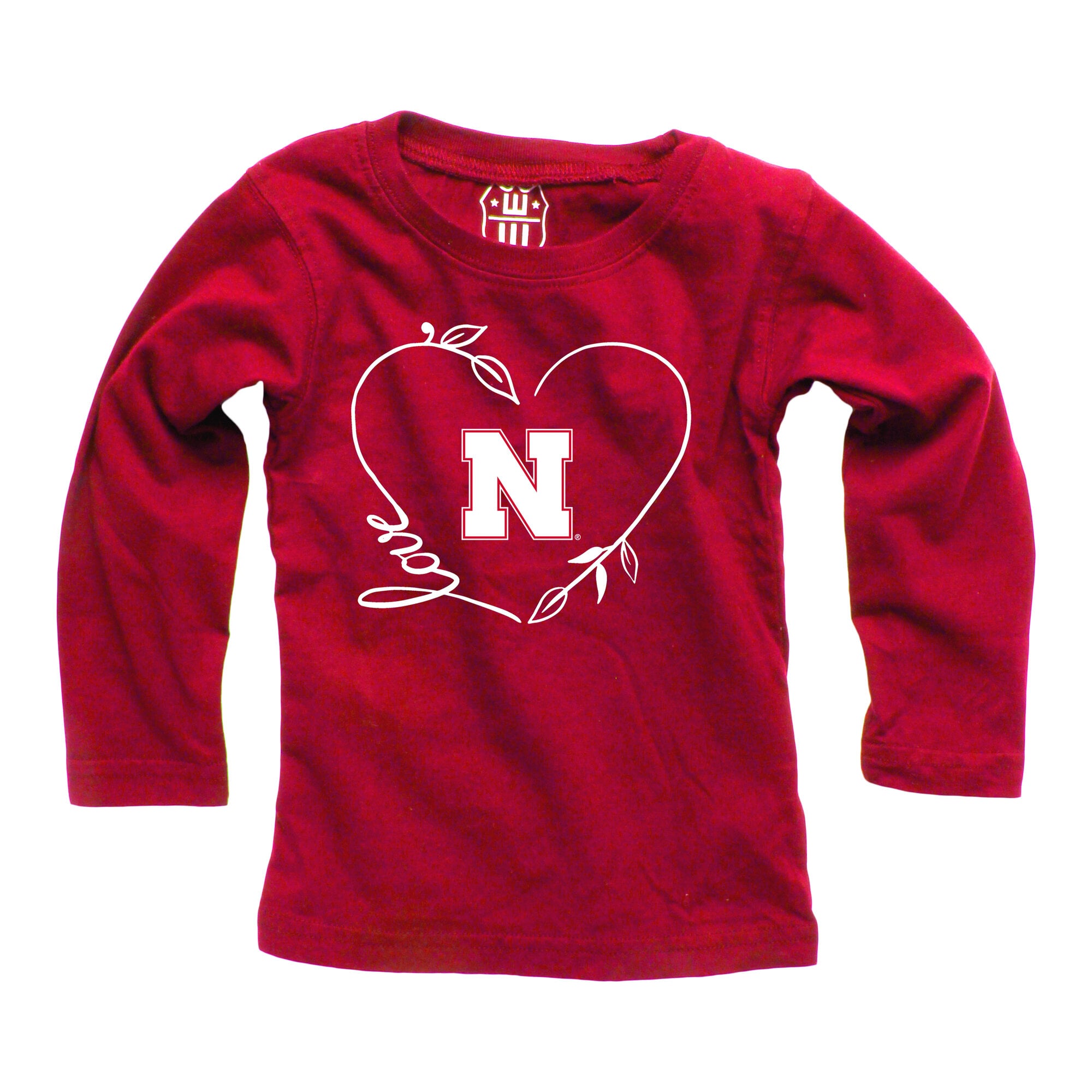 Ensemble haut à manches longues et pantalon Wes & Willy Scarlet Nebraska Huskers pour bébé fille