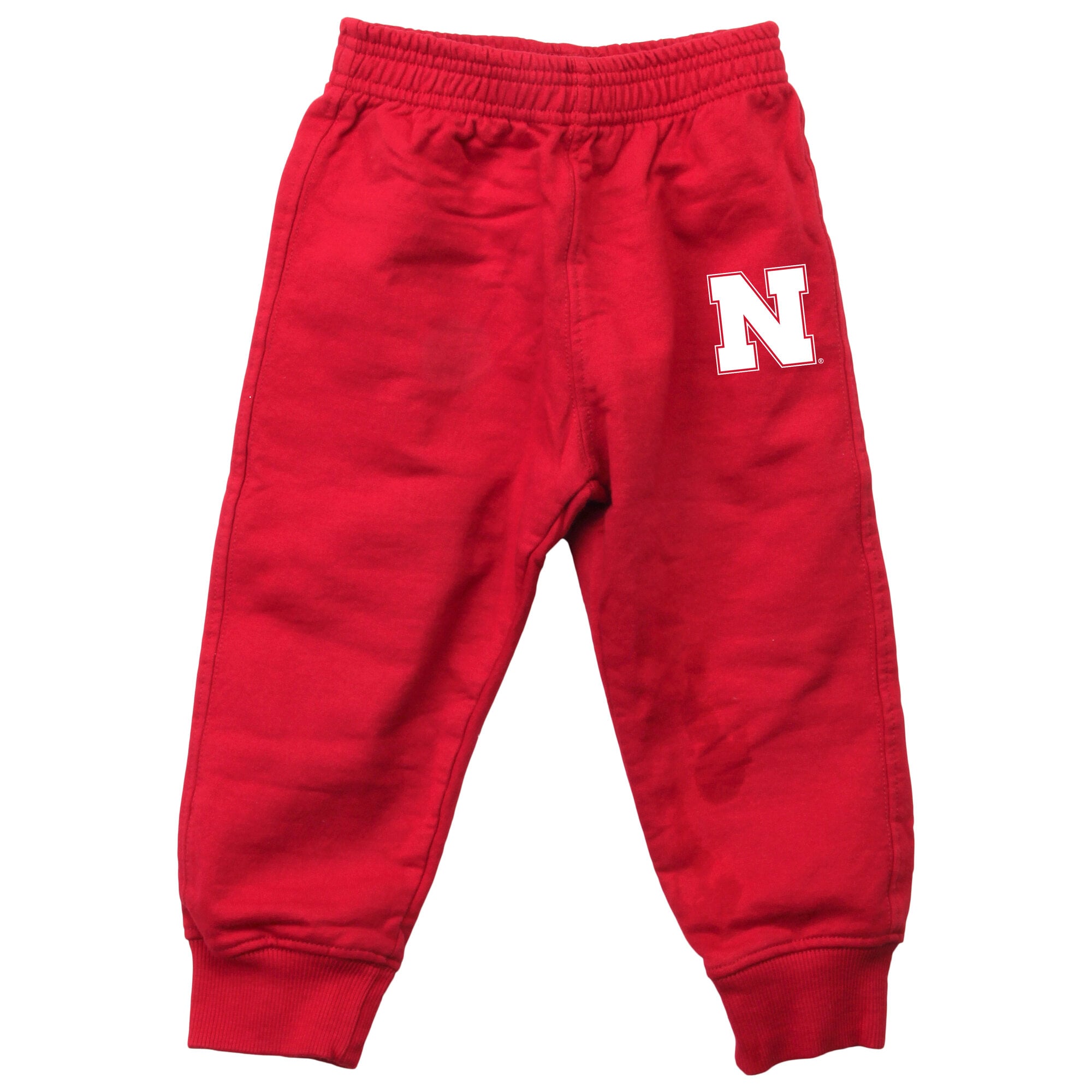 Infant Wes & Willy  Scarlet Nebraska Huskers Raglan Hoodie and Sweatpants Set