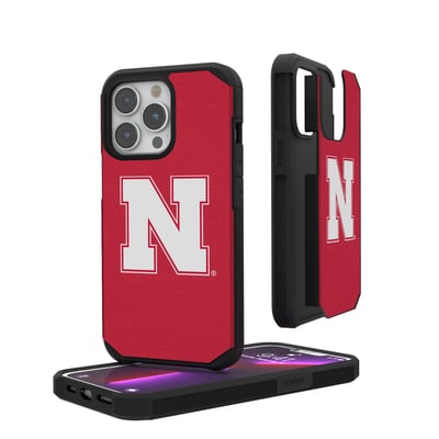 Nebraska Huskers Keyscaper iPhone Solid Design Rugged Case