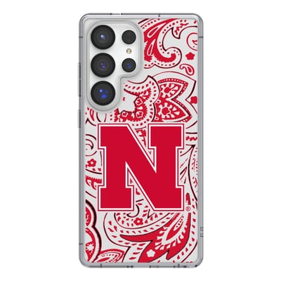 Nebraska Huskers Keyscaper Paisley Galaxy Clear Case