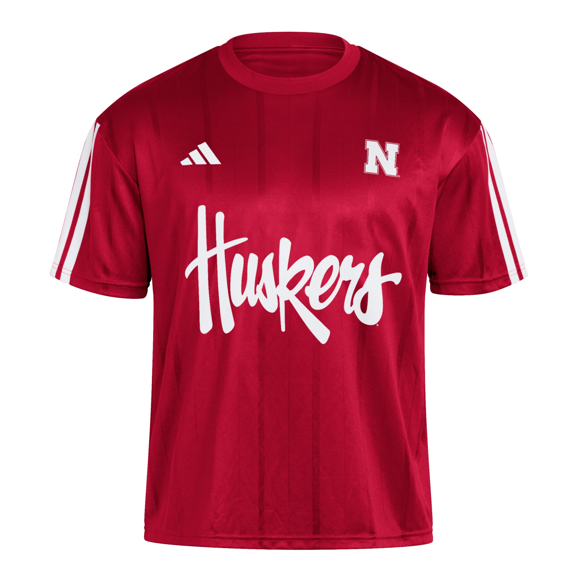 Maillot de football adidas rouge Nebraska Huskers pour homme