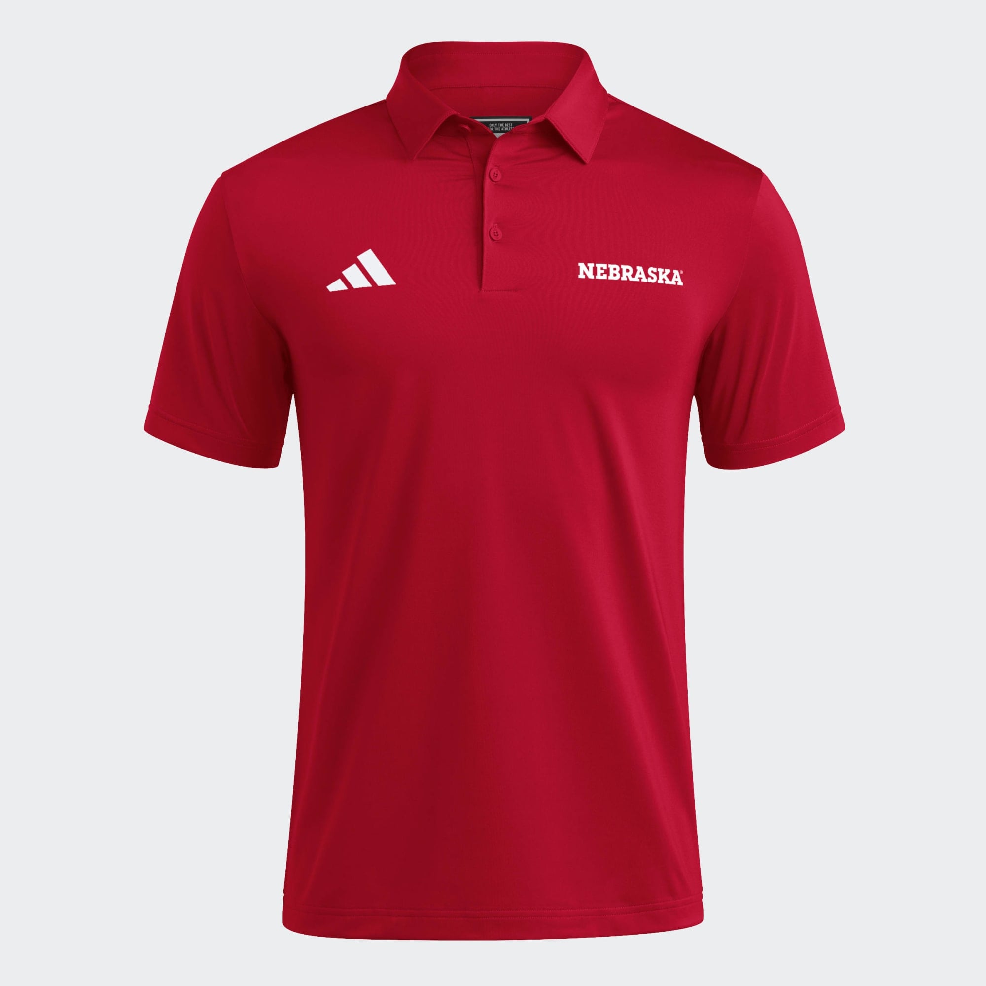 Men's adidas Nebraska Huskers Ultimate 365 Solid Polo