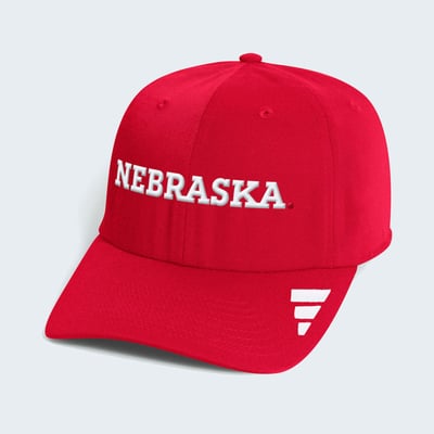 Nebraska Huskers adidas 2026 Sideline Slouch Adjustable Hat - Scarlet
