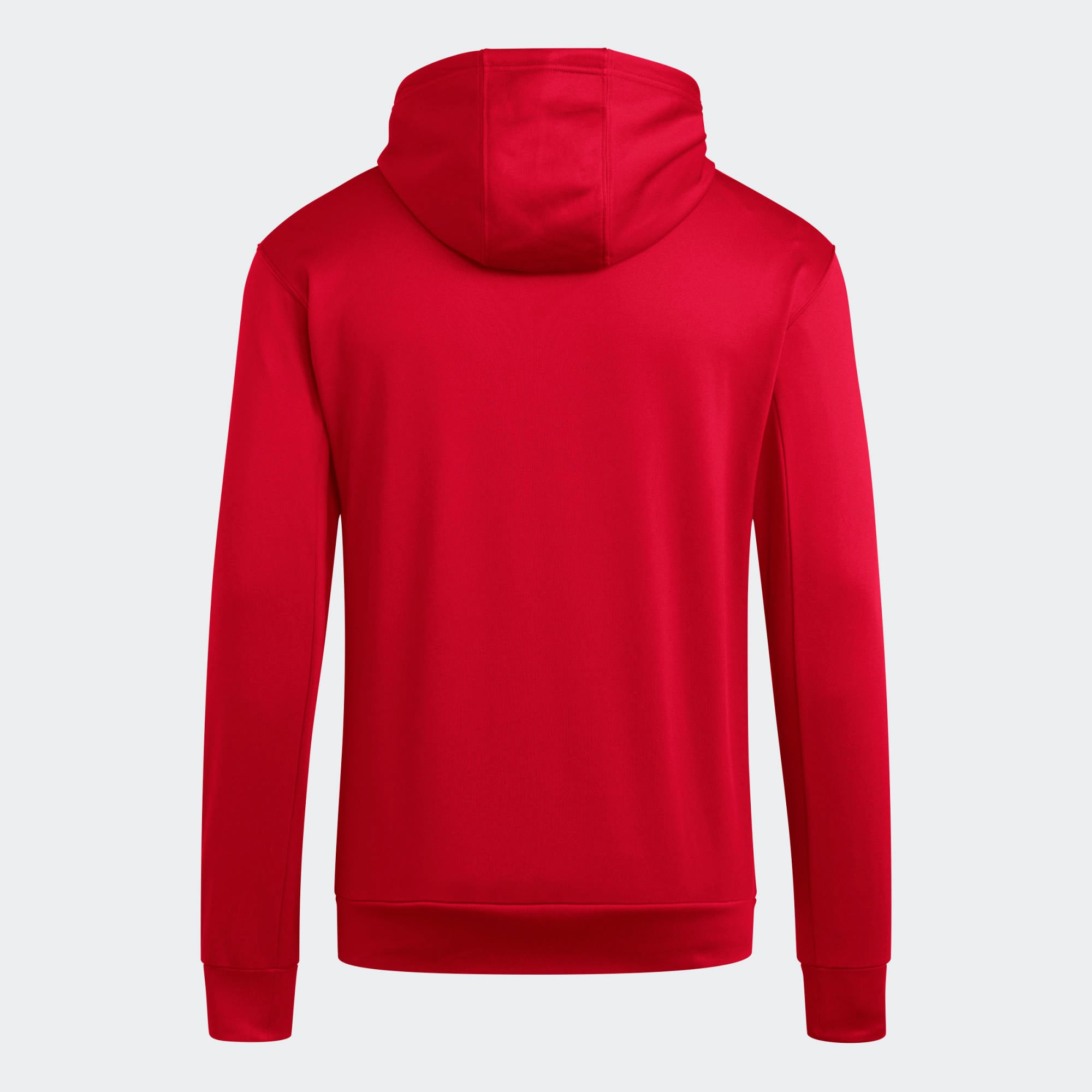 Sweat à capuche en polaire adidas Scarlet Nebraska Huskers Locker Logo pour homme
