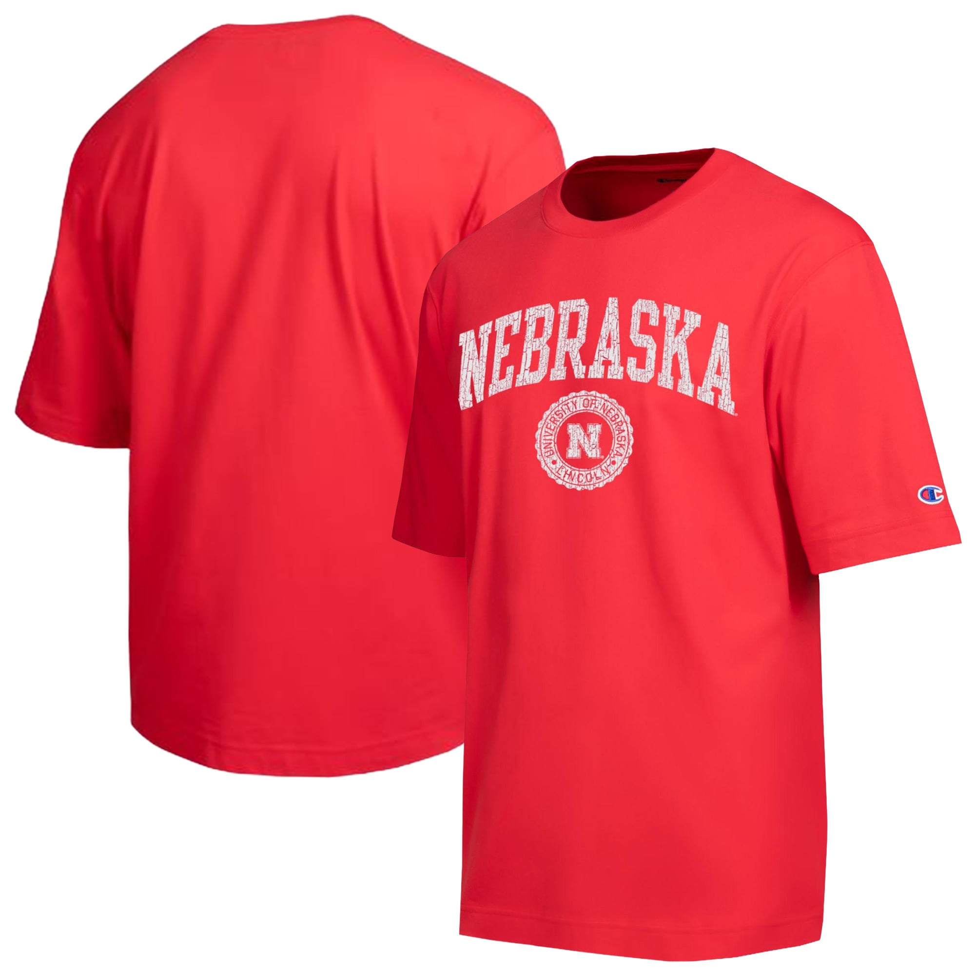 Men's Champion Scarlet Nebraska Huskers Scholar All-Star T-Shirt