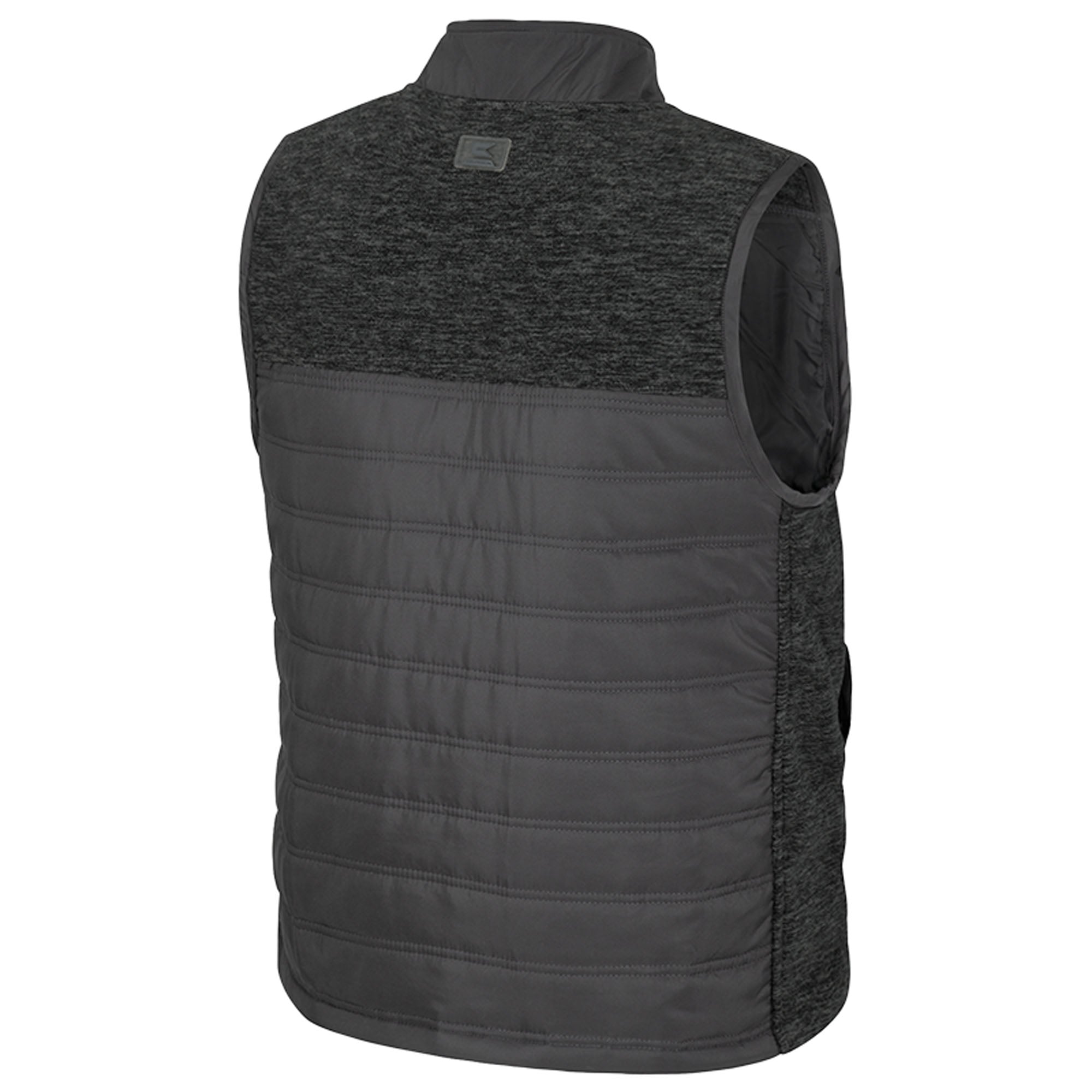 Gilet matelassé entièrement zippé Nightman des Nebraska Huskers de Colosseum pour homme, couleur anthracite