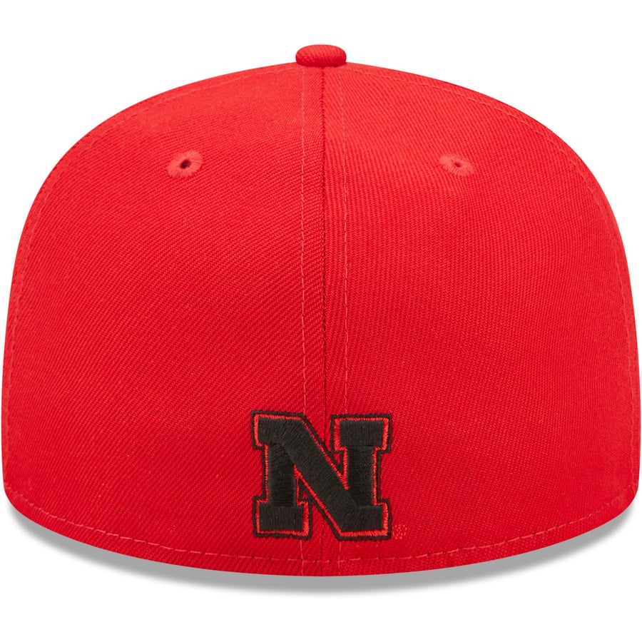Nebraska Script Men's New Era Red Nebraska Huskers Script Original 59FIFTY Fitted Hat