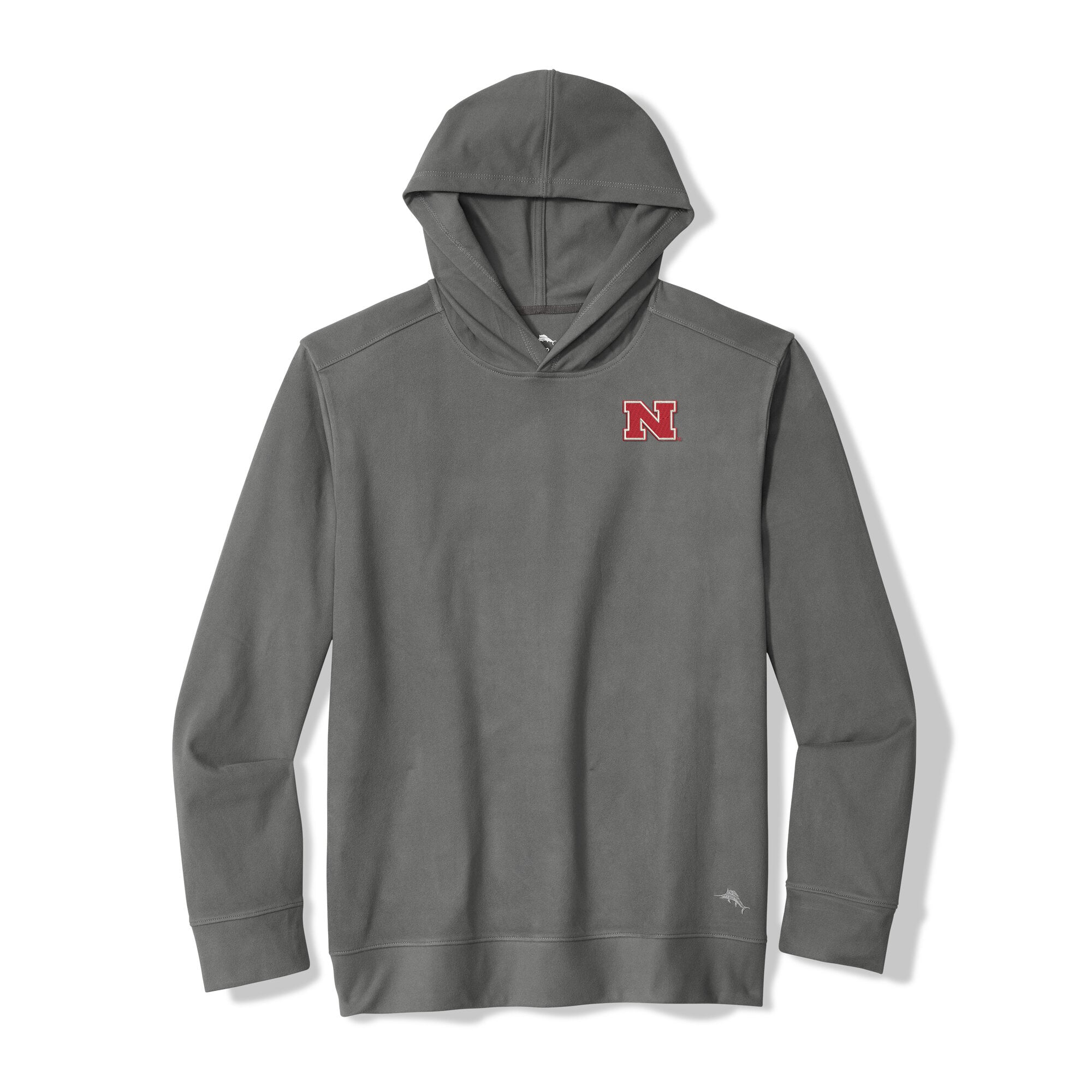 Men's Tommy Bahama Gray Nebraska Huskers Bye Week Hoodie