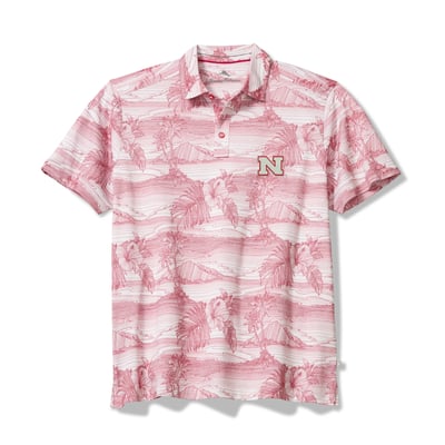 Nebraska Huskers Tommy Bahama Corsica Coast IslandZone Polo - Red