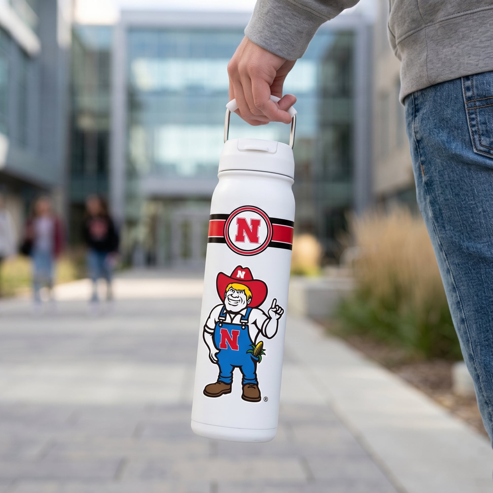 Nebraska Huskers 24oz. Triple Option Bottle