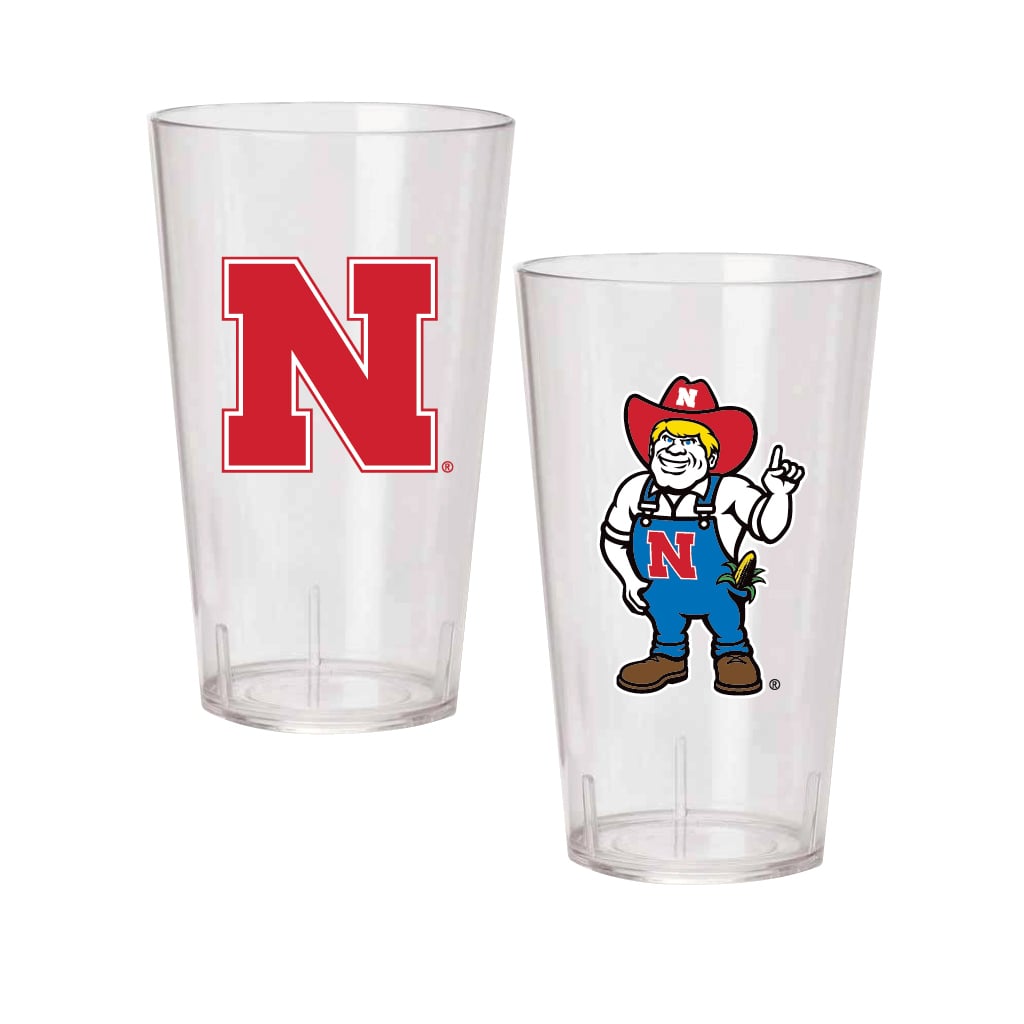 Nebraska Huskers 24oz. Two-Pack Tritan Tumbler Set