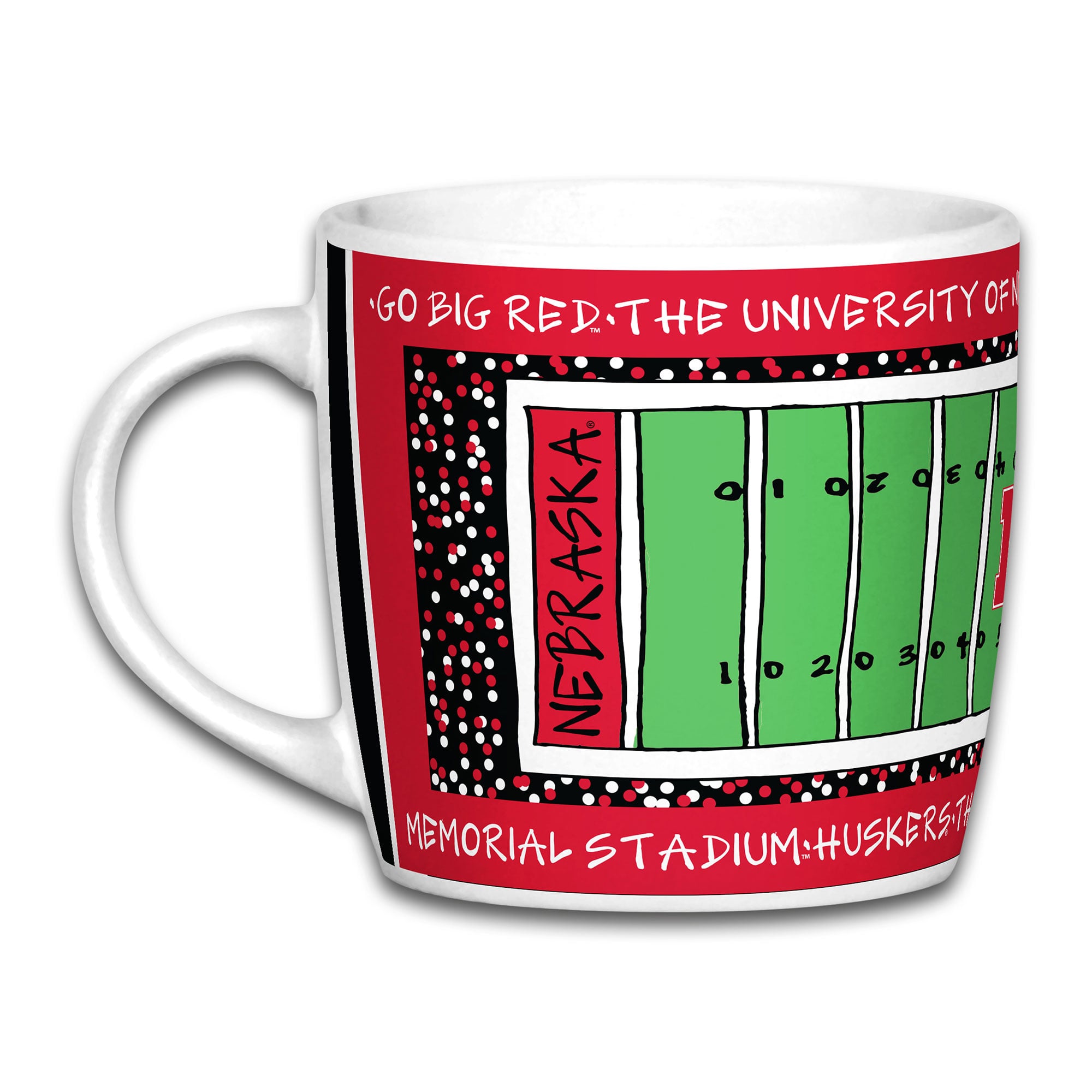 Mug de stade Nebraska Huskers de 887 ml (30 oz).