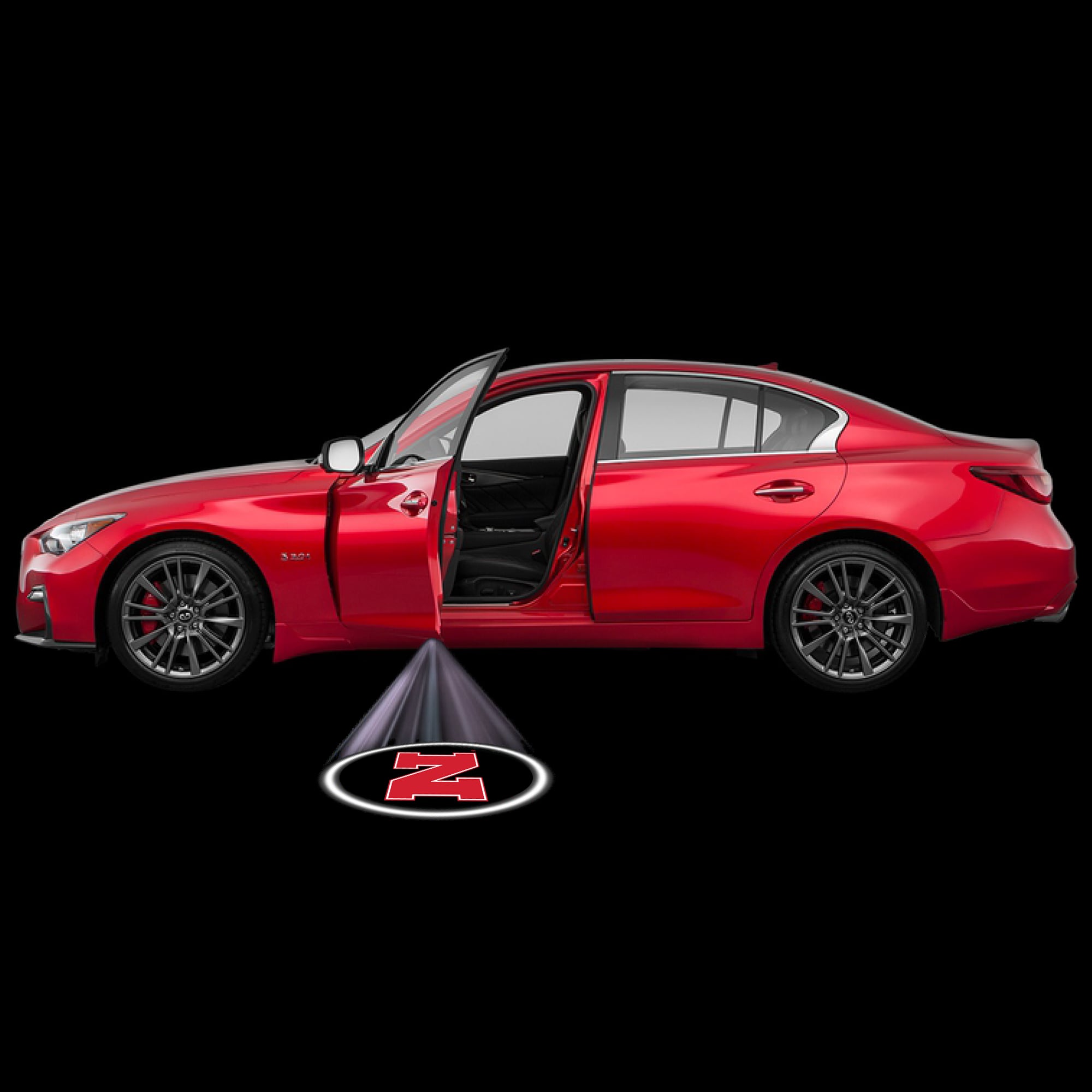 Lumière de portière de voiture des Nebraska Huskers