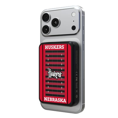 Nebraska Huskers Field Wireless Power Bank