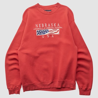 Nebraska Huskers Jansport 90s Pullover Sweatshirt - Red - S by Fanatics Real Vintage