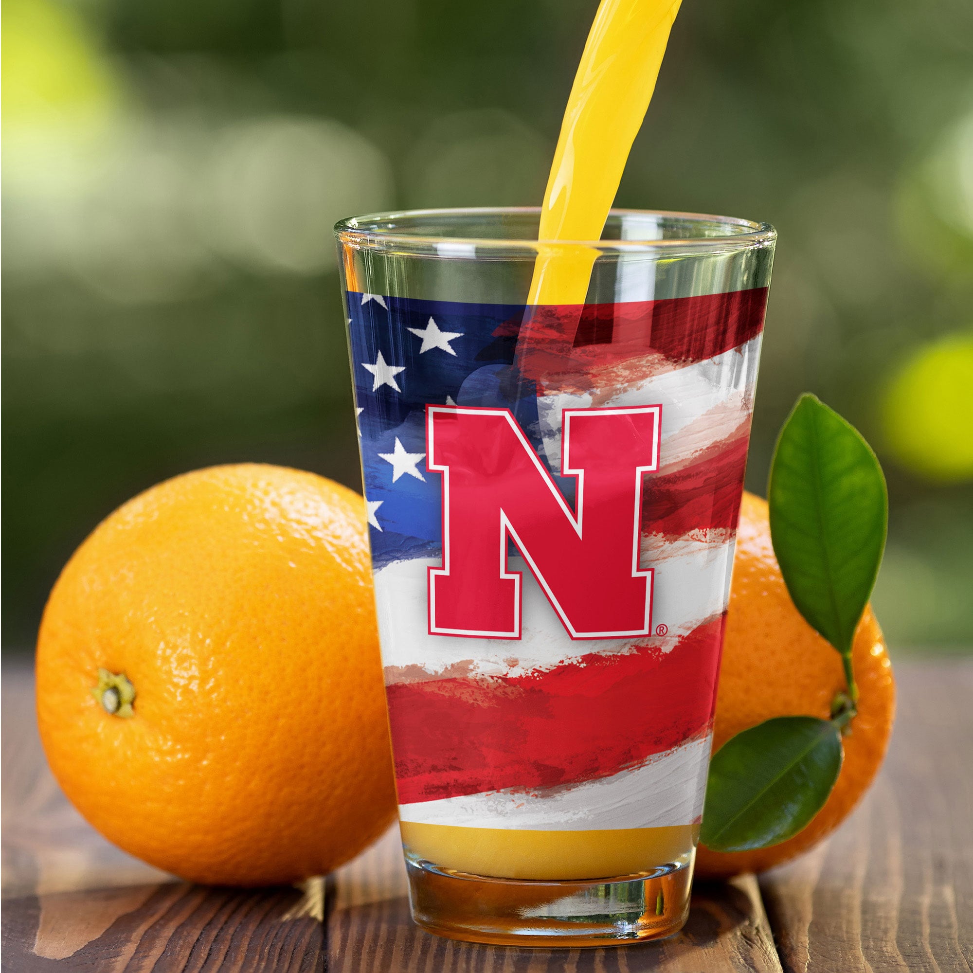 Ensemble de deux verres à bière Americana de 473 ml (16 oz) aux couleurs des Nebraska Huskers