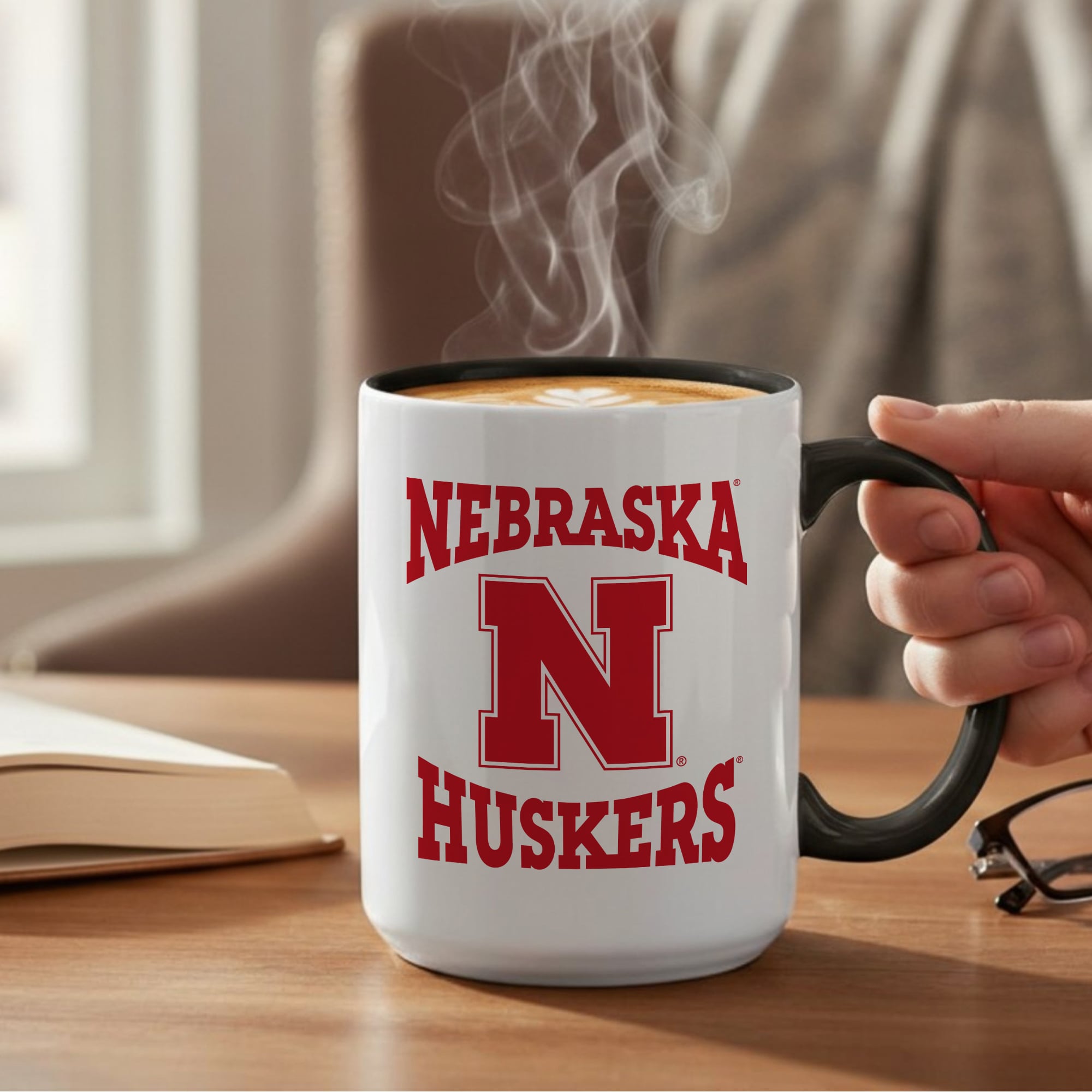Ensemble de deux tasses Nebraska Huskers de 44 cl
