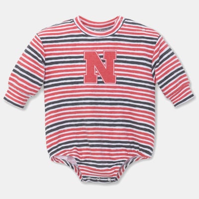 Nebraska Huskers ZooZatz Newborn & Infant Cozy Fleece Bodysuit - Scarlet