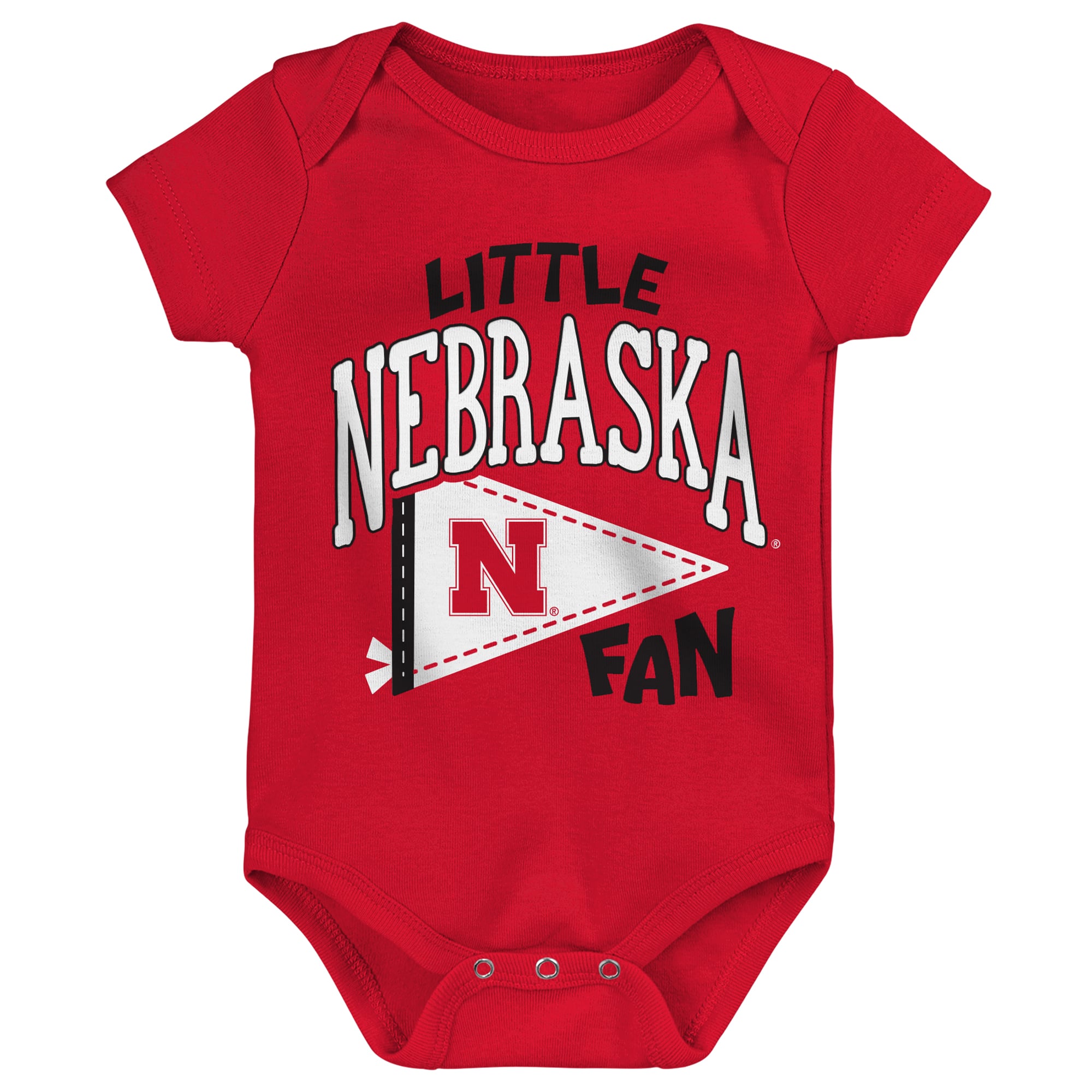 Body rouge pour nouveau-né Outerstuff Nebraska Huskers Little Banner