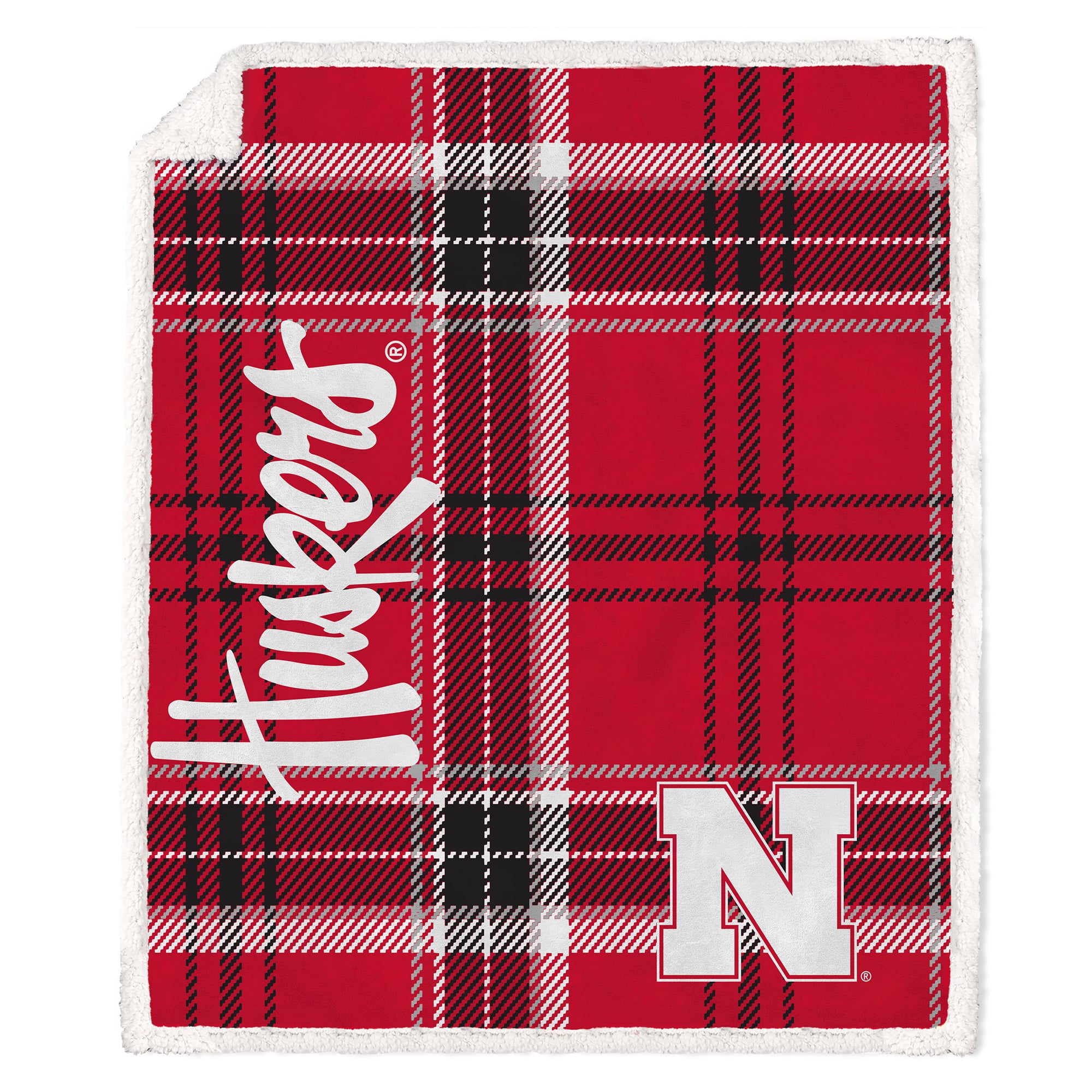NCAA Nebraska Cornhuskers Babydecke – Gewebte Jacquard-Decke, 36 X 116,8 Cm, Aus 100% Acryl