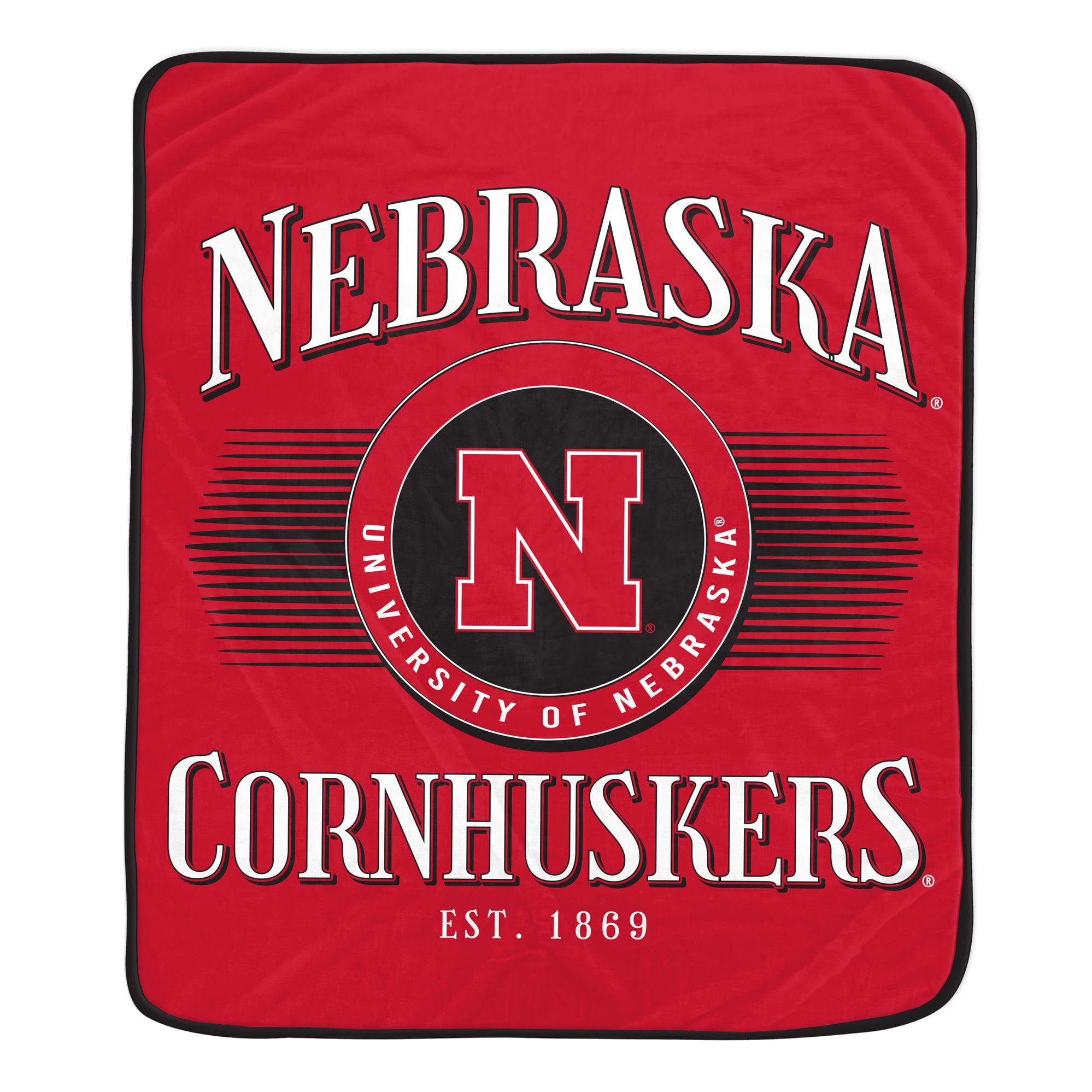 Pegasus Nebraska Huskers Spotlight Arch 60" x 70" Ultra Soft Throw Blanket